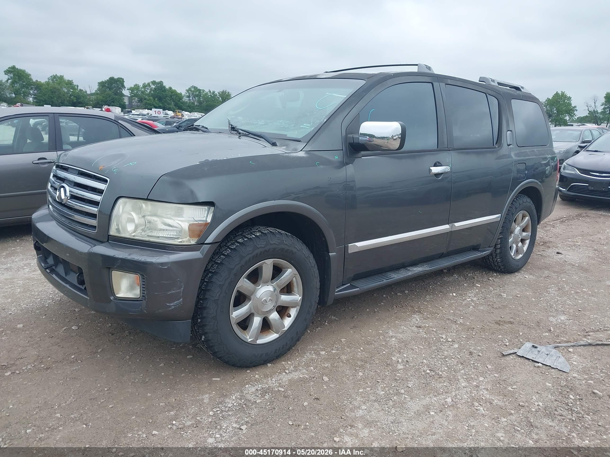 2006 Infiniti Qx56   Gray vin: 5N3AA08C66N813793