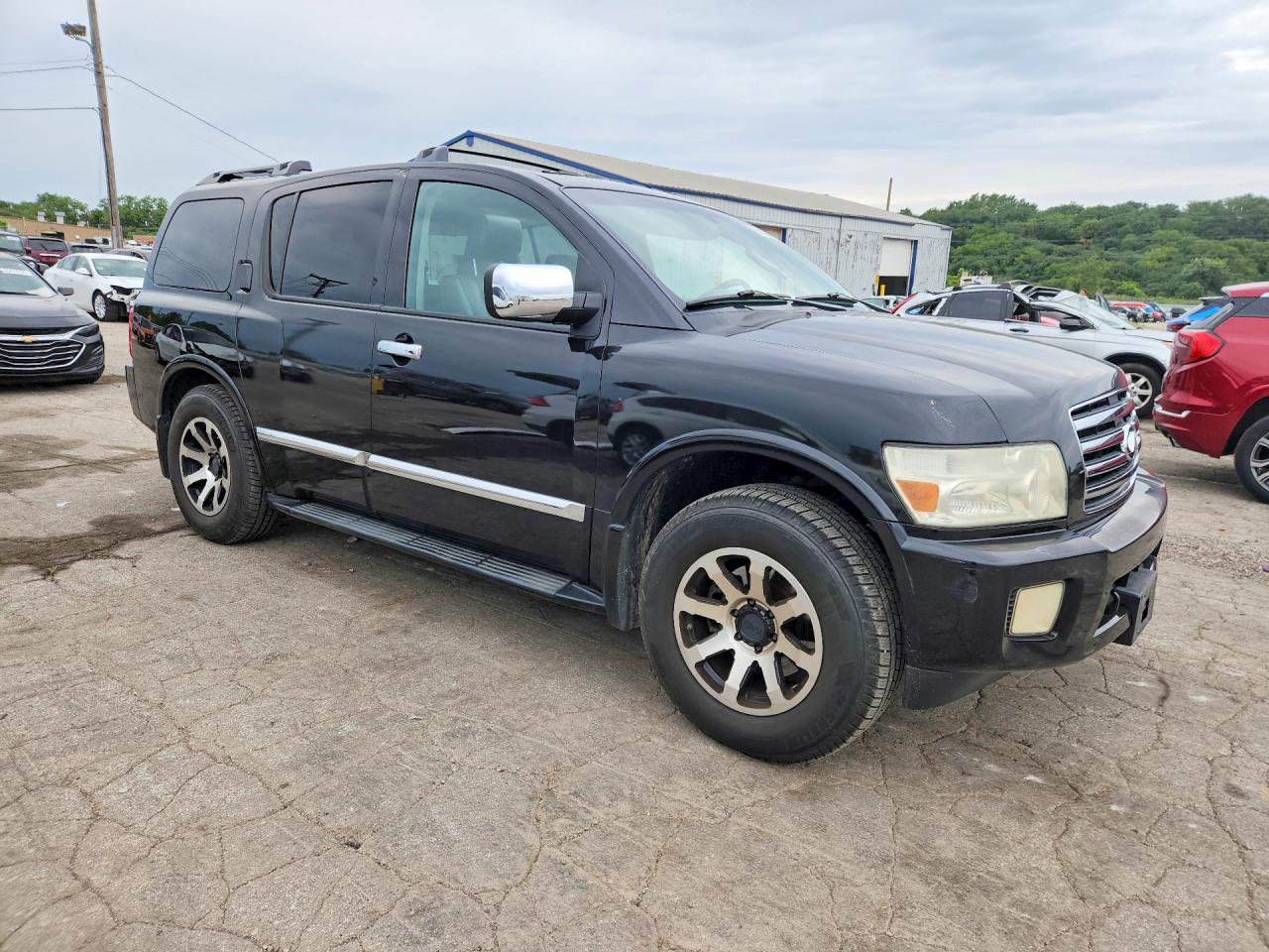 2007 Infiniti Qx56 Base Black vin: 5N3AA08C67N800382