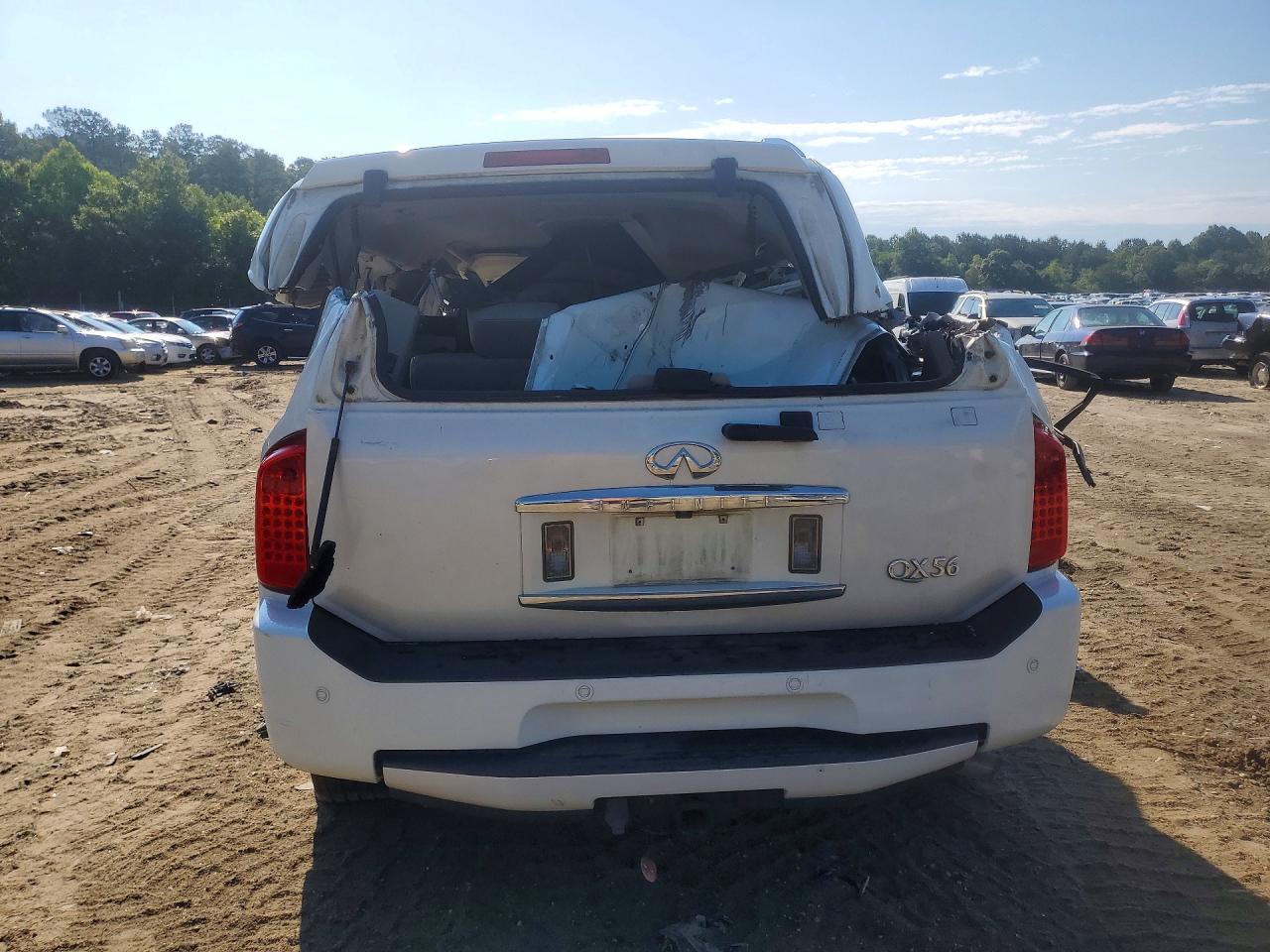2008 Infiniti Qx56 Base Белый vin: 5N3AA08C68N910494
