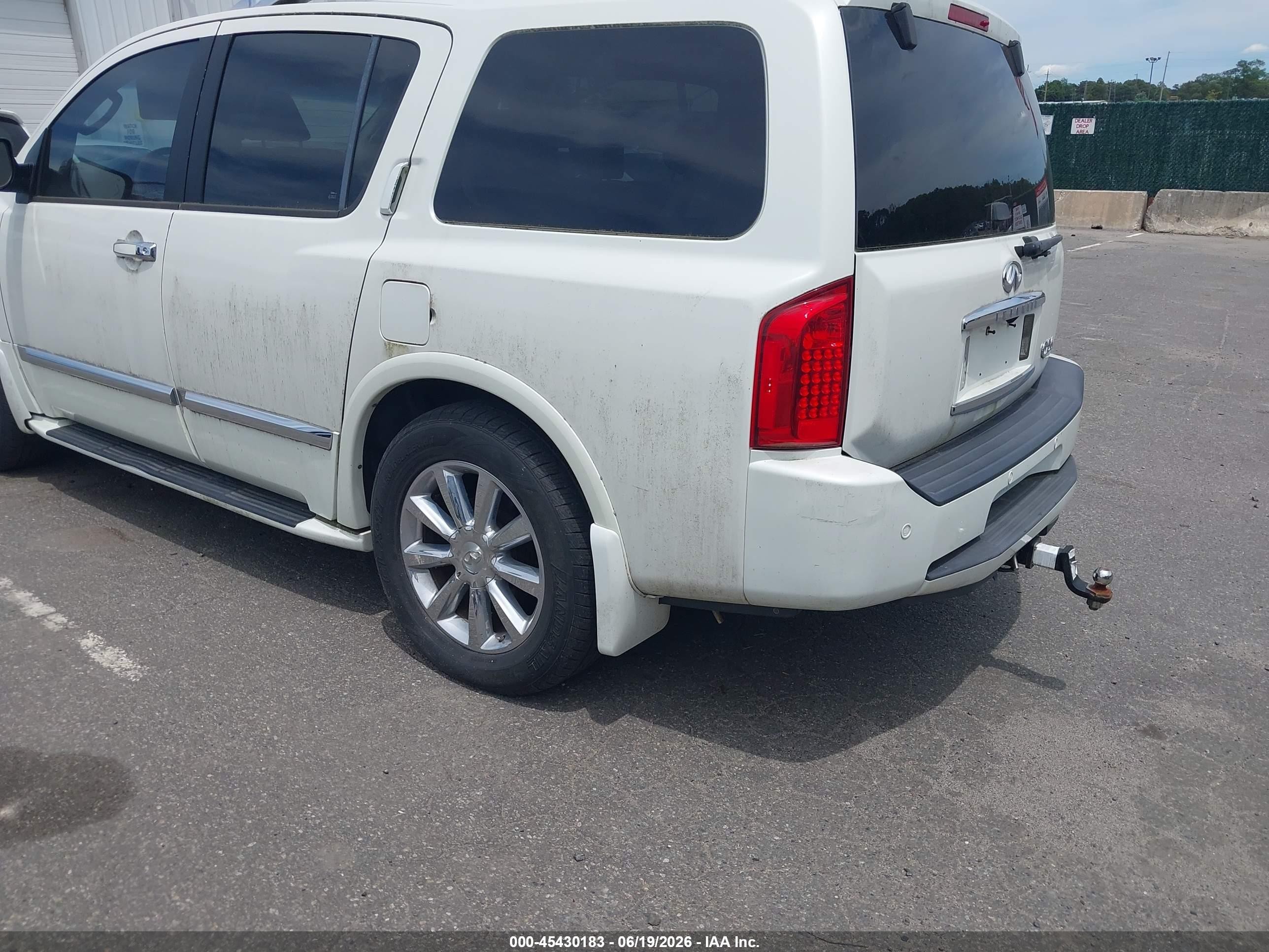 2008 Infiniti Qx56   Белый vin: 5N3AA08C68N911290