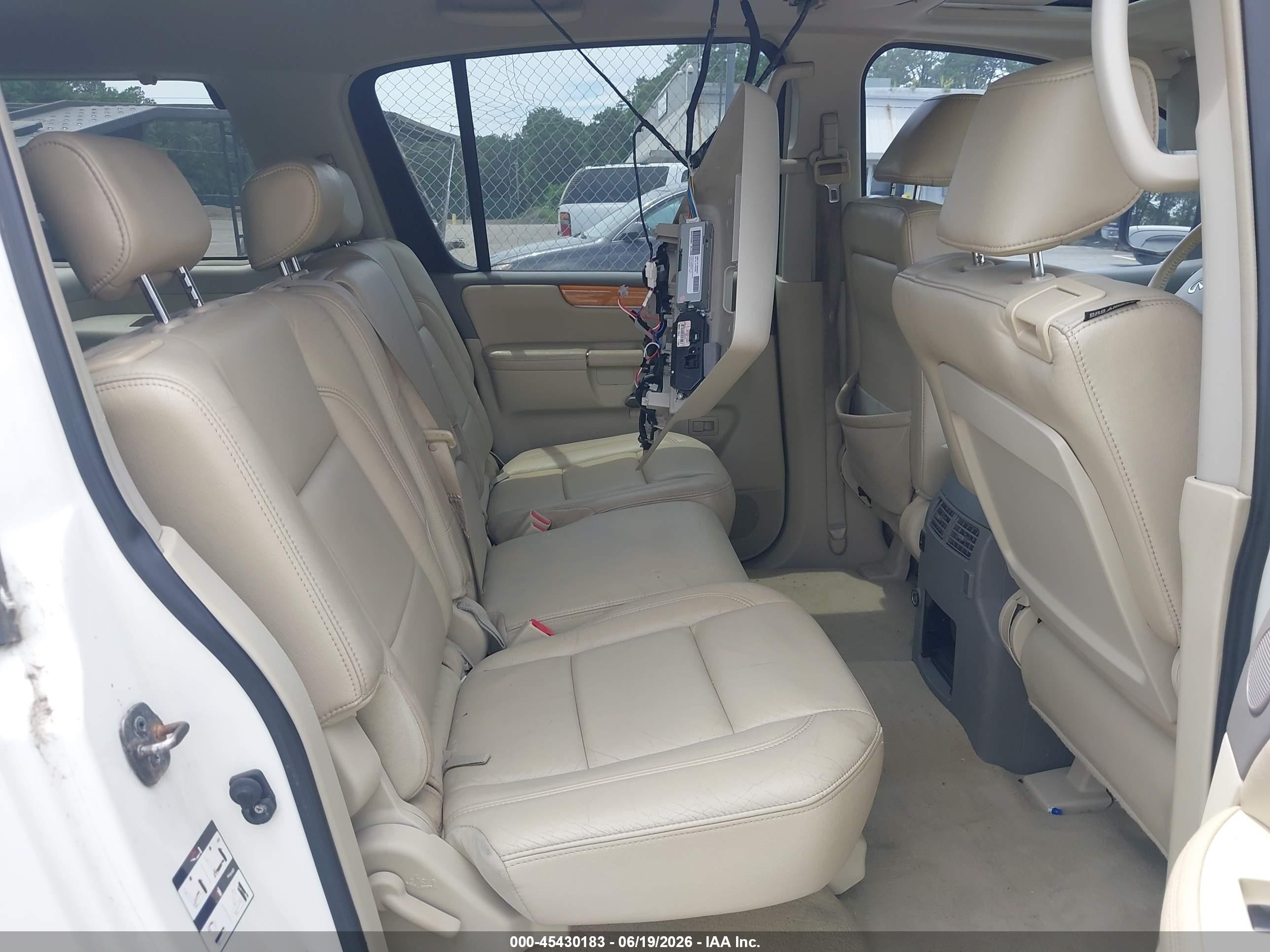 2008 Infiniti Qx56   Белый vin: 5N3AA08C68N911290