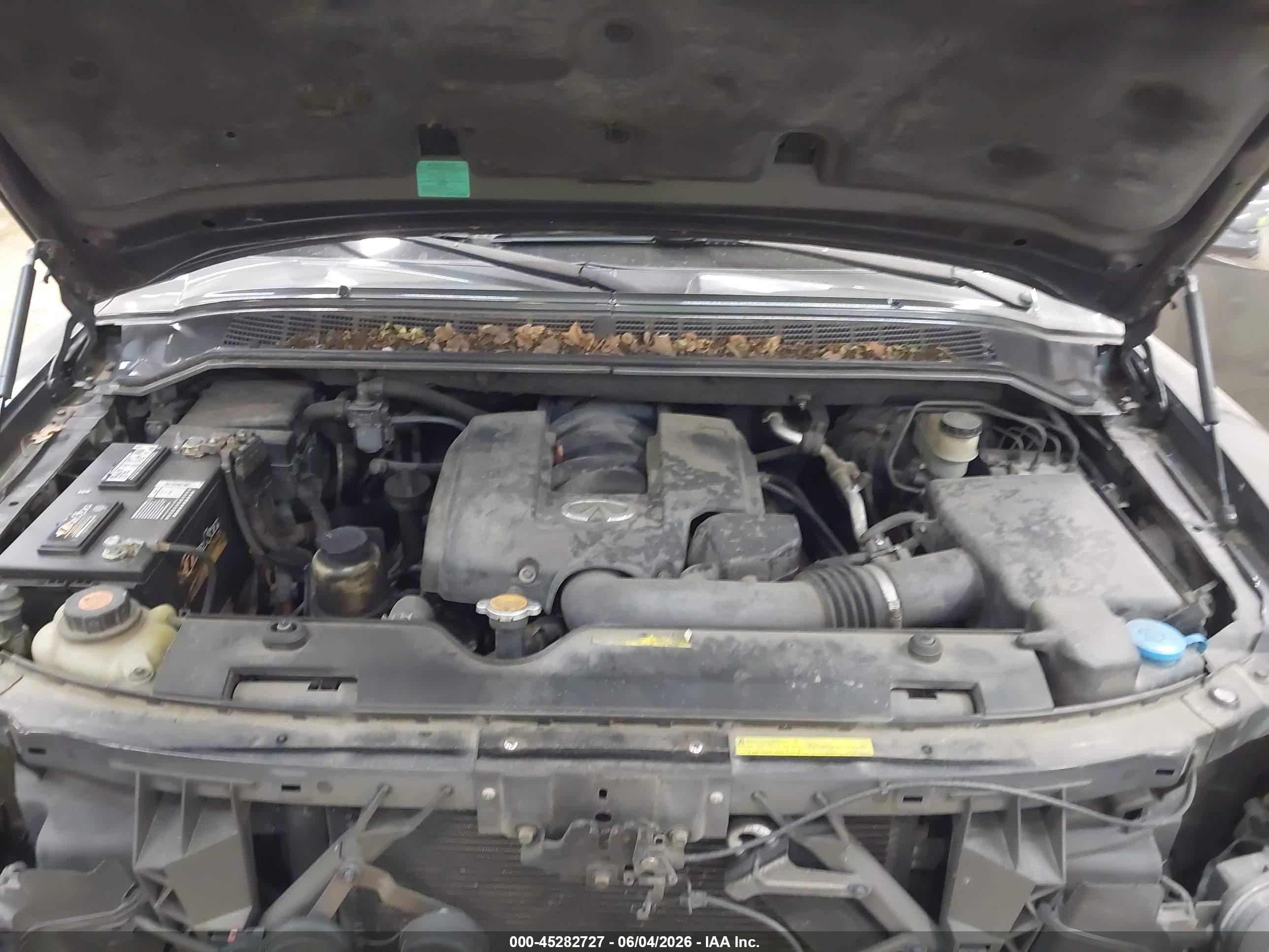2005 Infiniti Qx56   Gray vin: 5N3AA08C75N807256