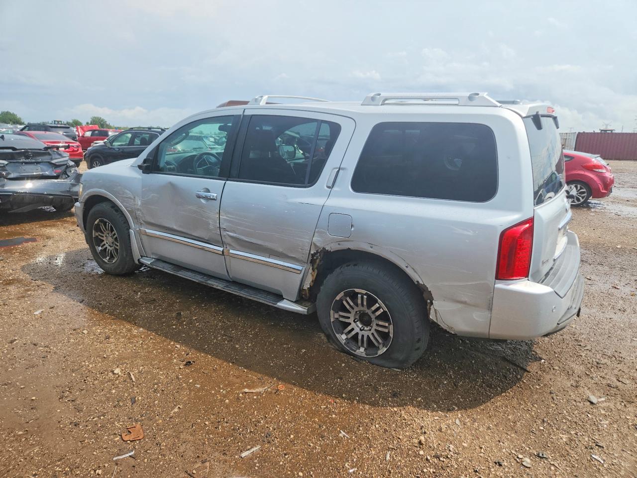 2005 Infiniti Qx56 Base Silver vin: 5N3AA08C75N808326