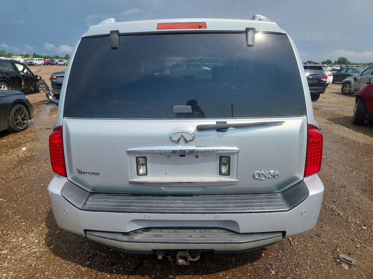 2005 Infiniti Qx56 Base Silver vin: 5N3AA08C75N808326