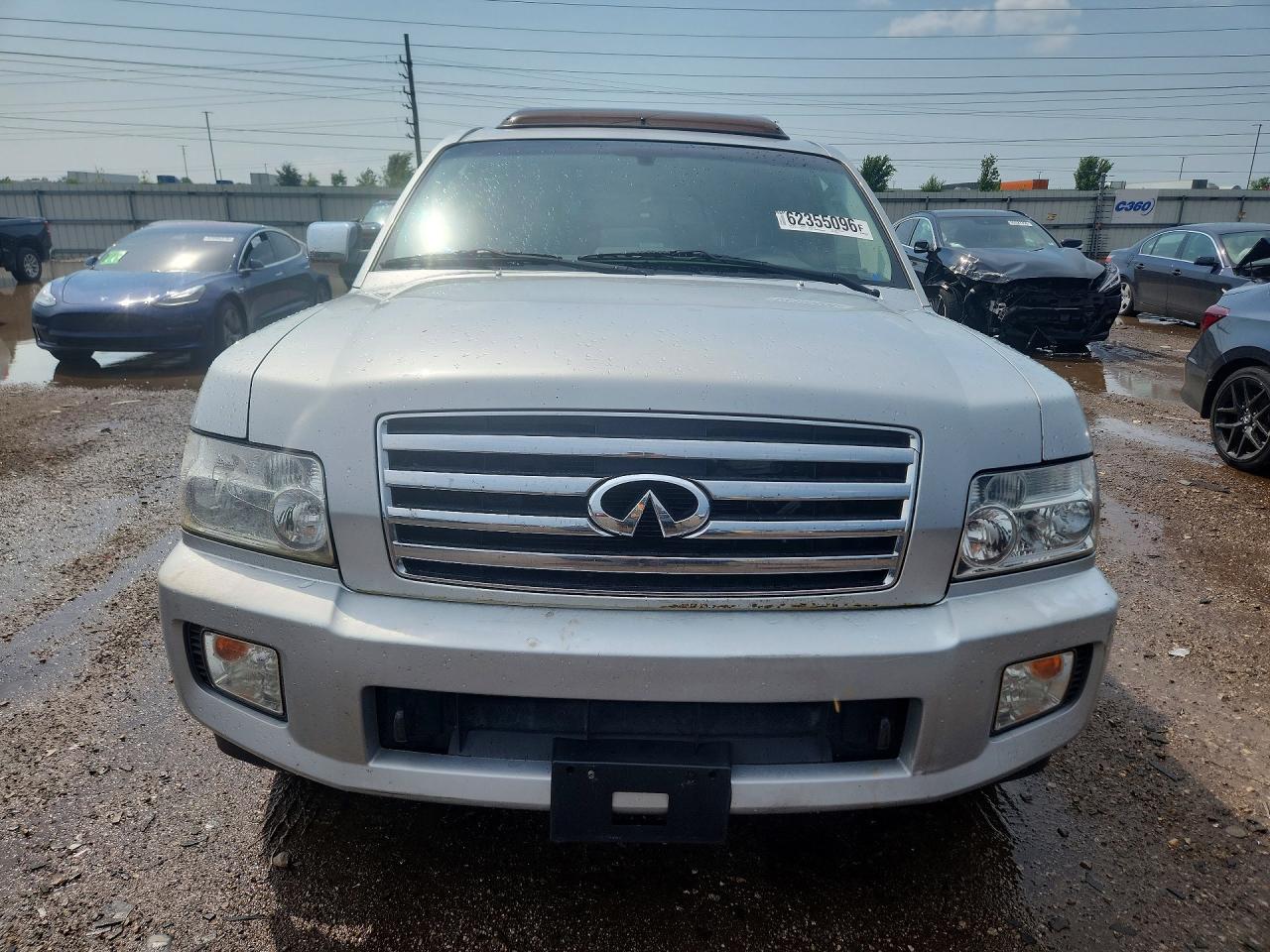 2005 Infiniti Qx56 Base Silver vin: 5N3AA08C75N808326