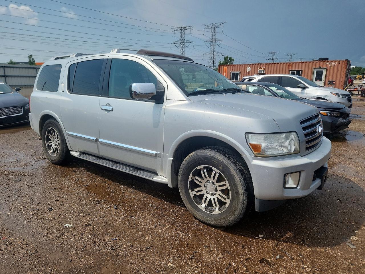 2005 Infiniti Qx56 Base Silver vin: 5N3AA08C75N808326