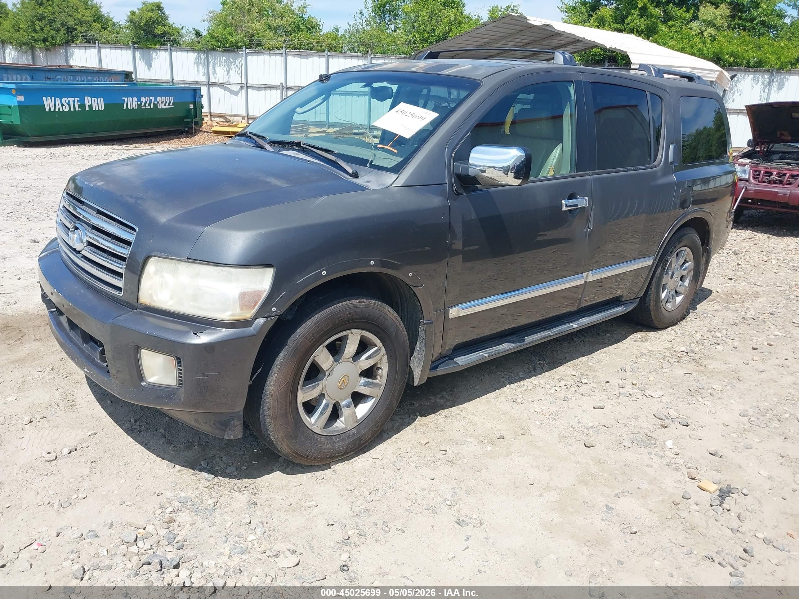 2005 Infiniti Qx56   Серый vin: 5N3AA08C75N812263