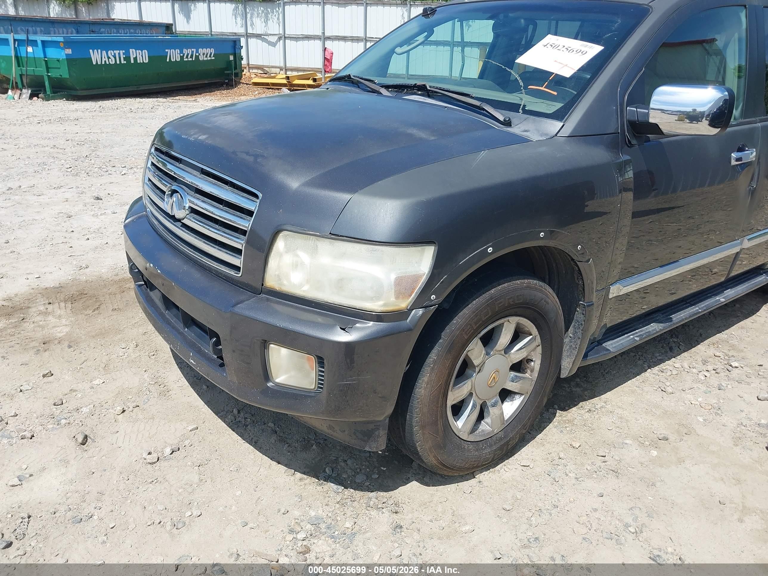 2005 Infiniti Qx56   Серый vin: 5N3AA08C75N812263