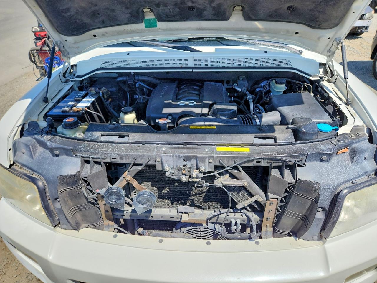 2006 Infiniti Qx56 Base White vin: 5N3AA08C76N811664