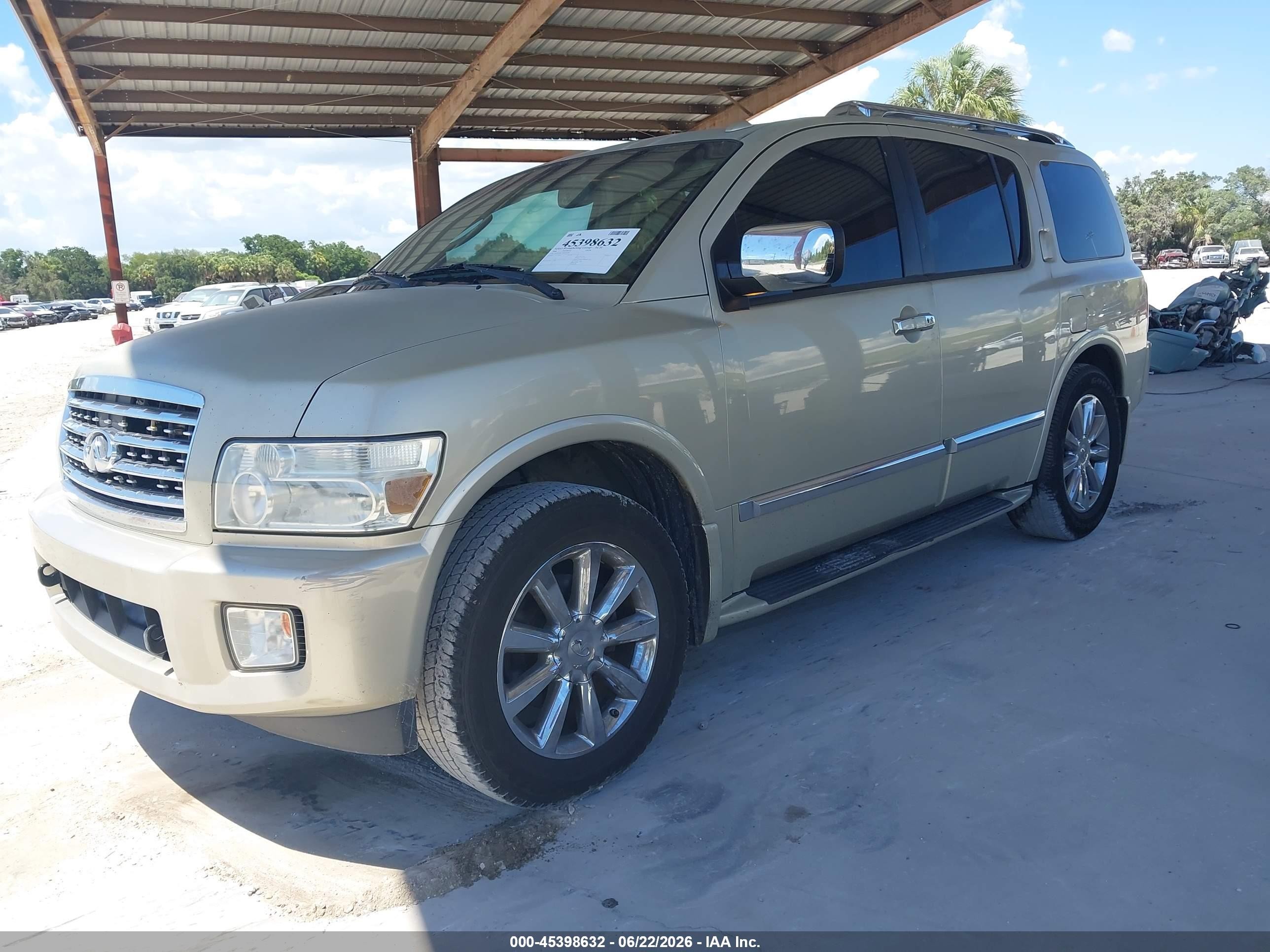 2008 Infiniti Qx56 Золотой vin: 5N3AA08C78N912450