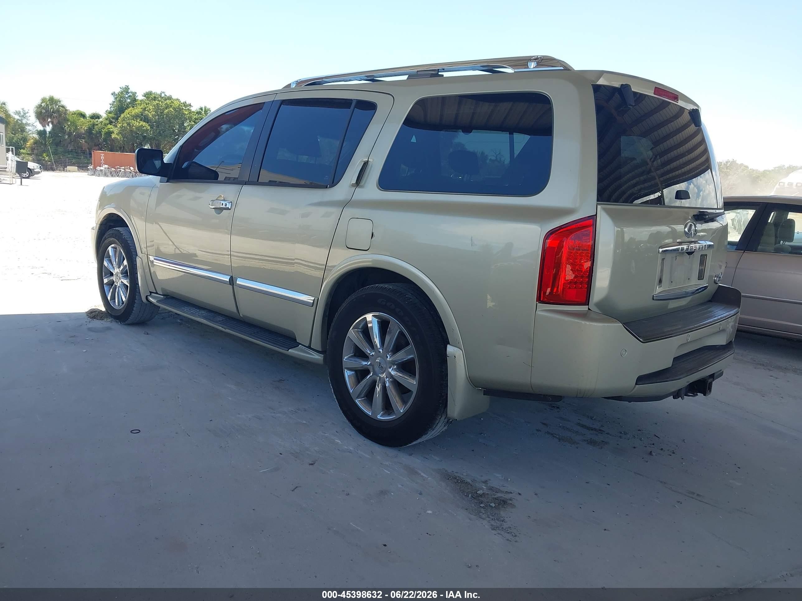 2008 Infiniti Qx56 Золотой vin: 5N3AA08C78N912450