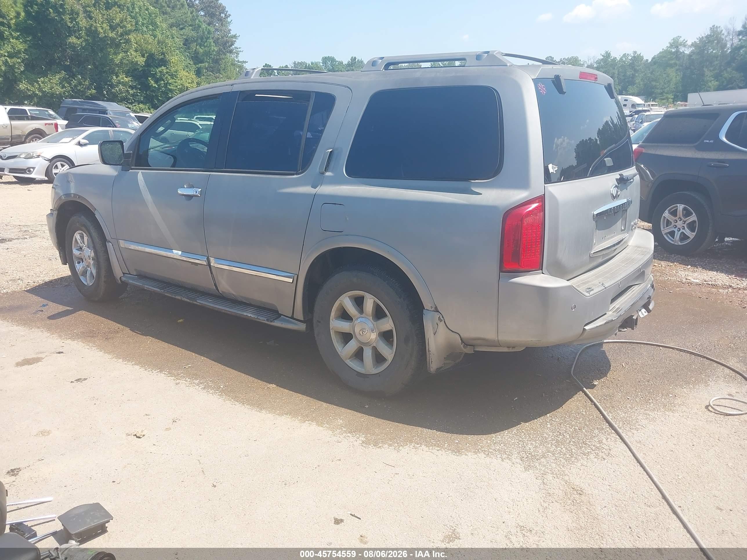 2005 Infiniti Qx56   Gray vin: 5N3AA08C85N803393