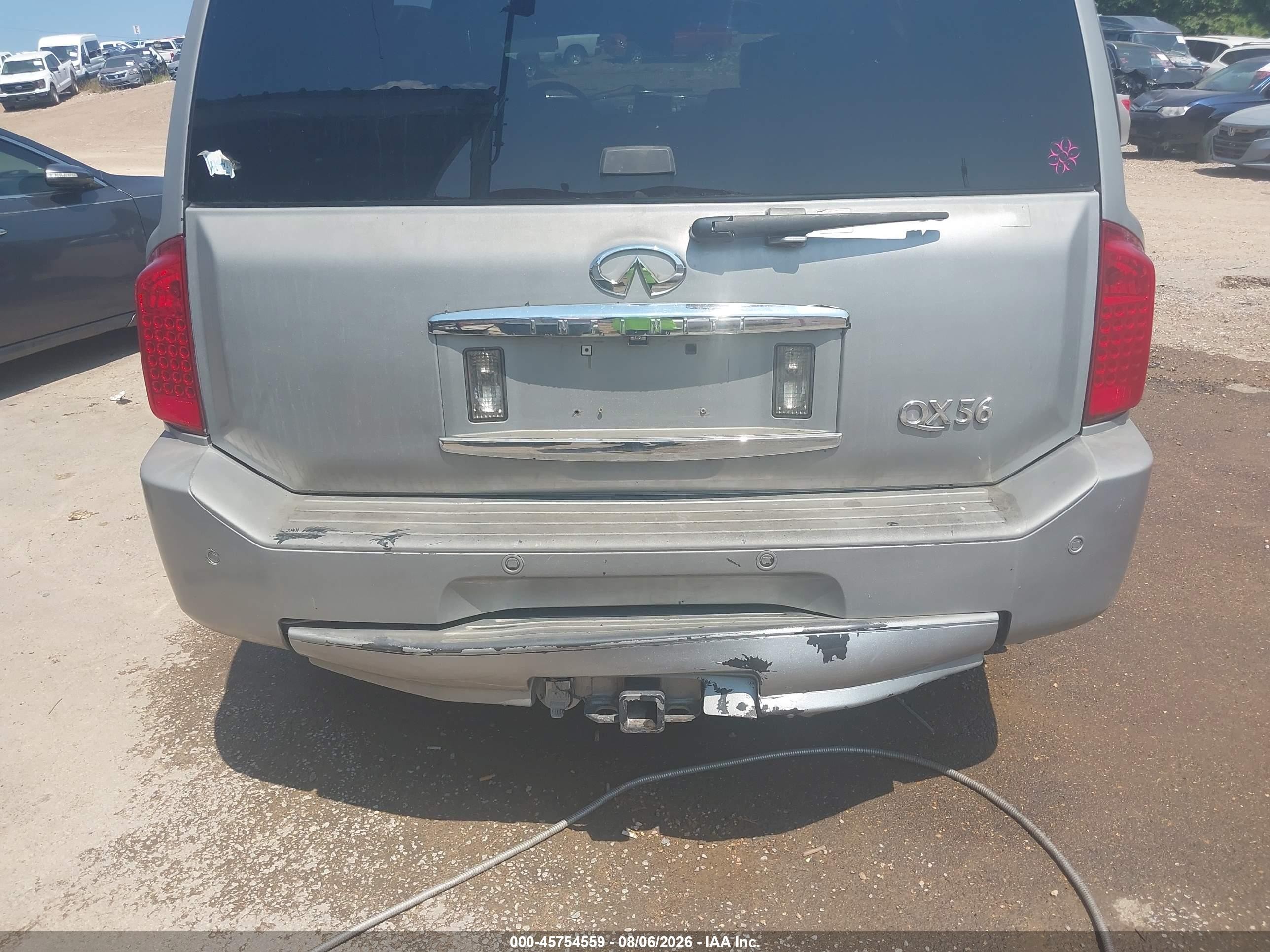 2005 Infiniti Qx56   Gray vin: 5N3AA08C85N803393