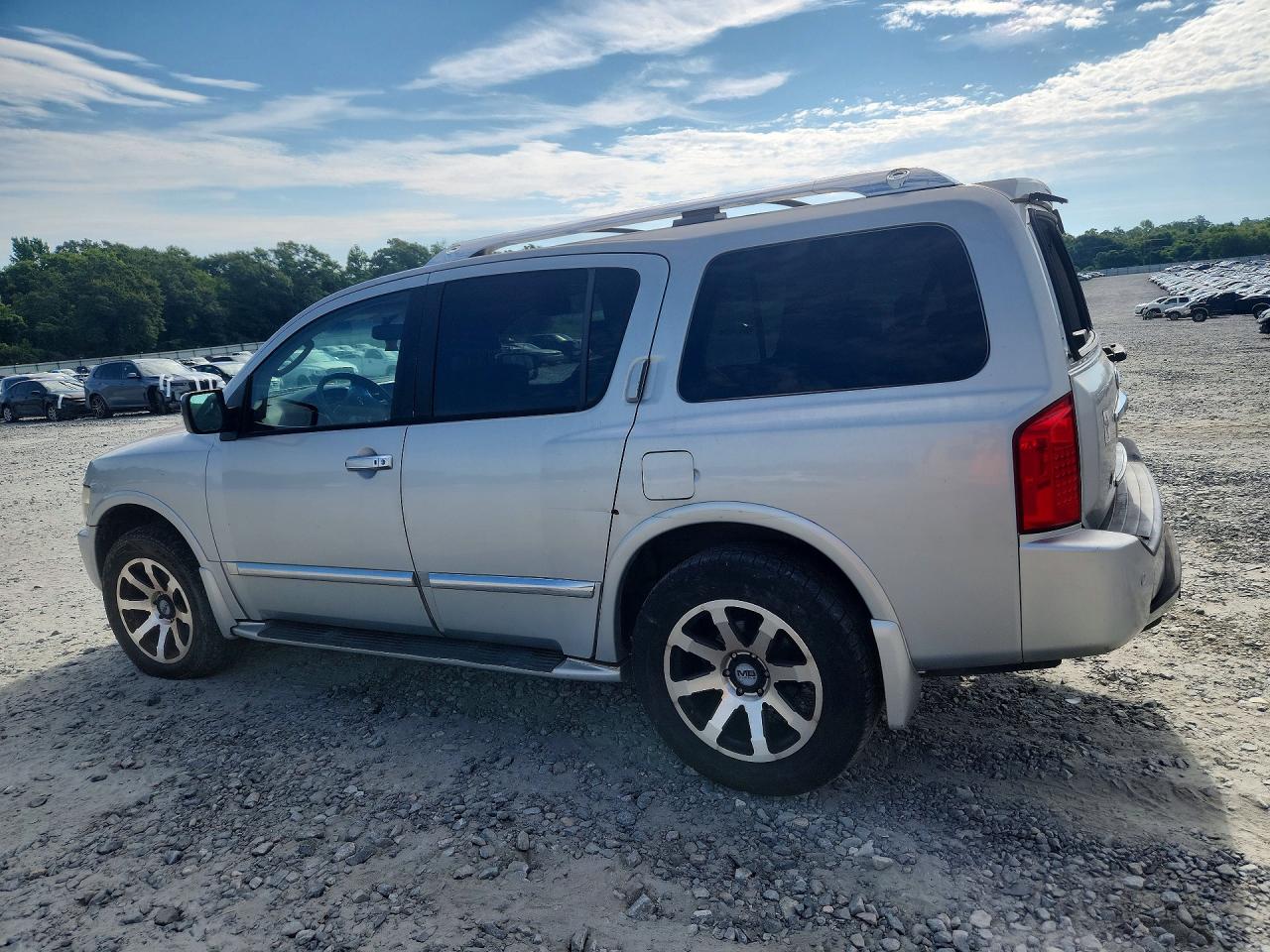 2008 Infiniti Qx56 Base Silver vin: 5N3AA08C88N906026