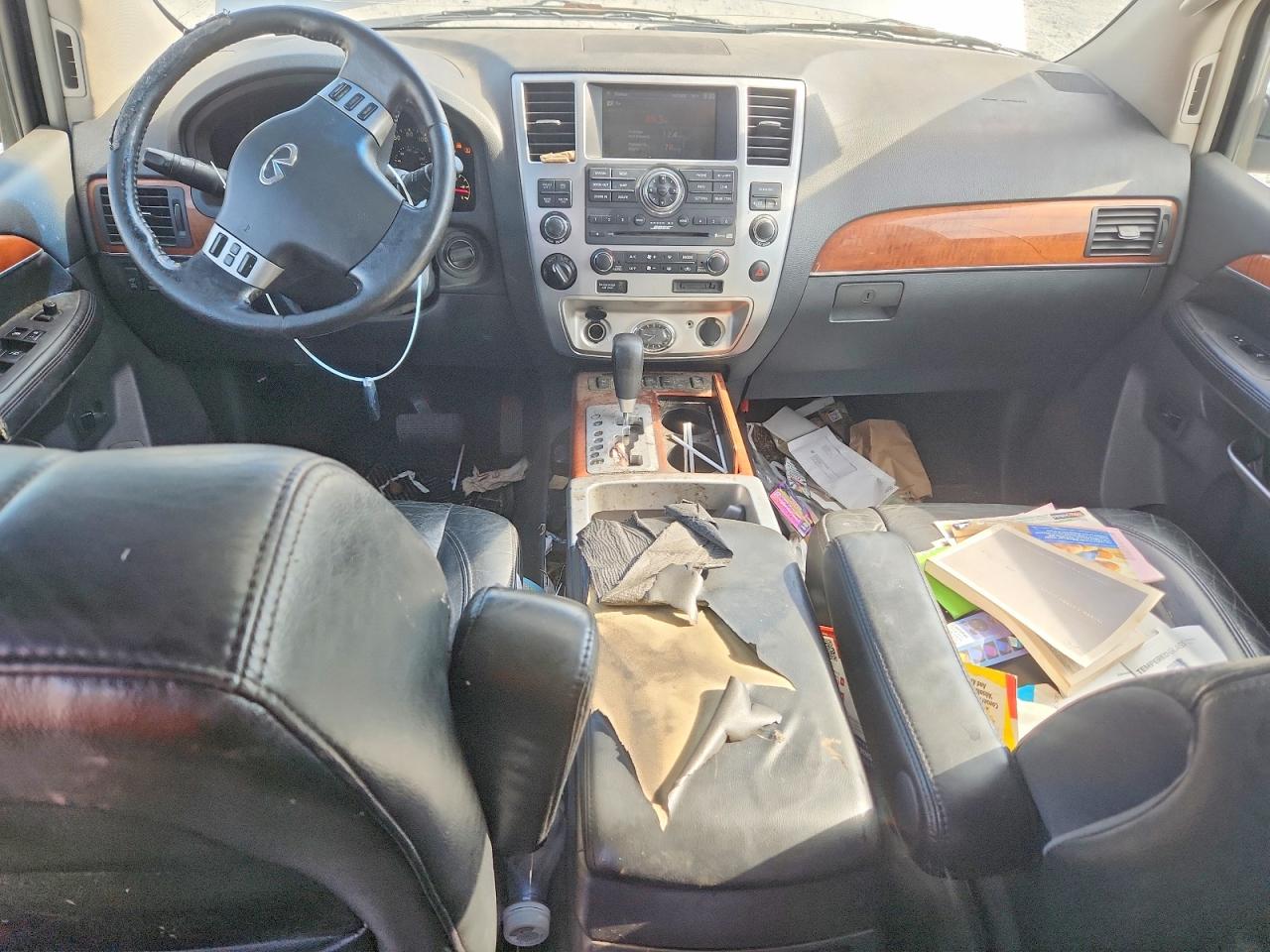 2008 Infiniti Qx56 Base Silver vin: 5N3AA08C88N906026