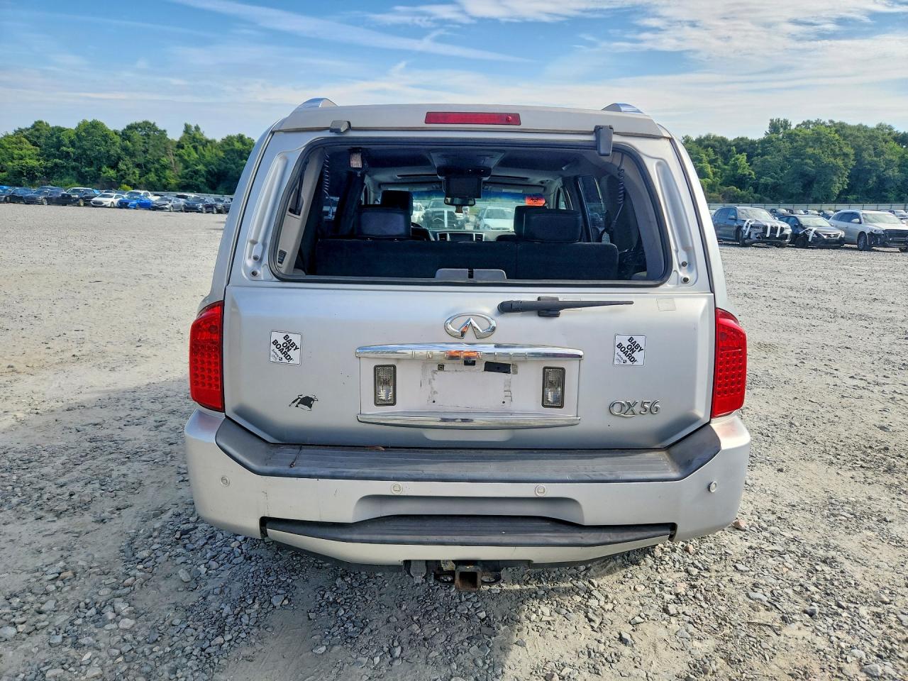 2008 Infiniti Qx56 Base Silver vin: 5N3AA08C88N906026