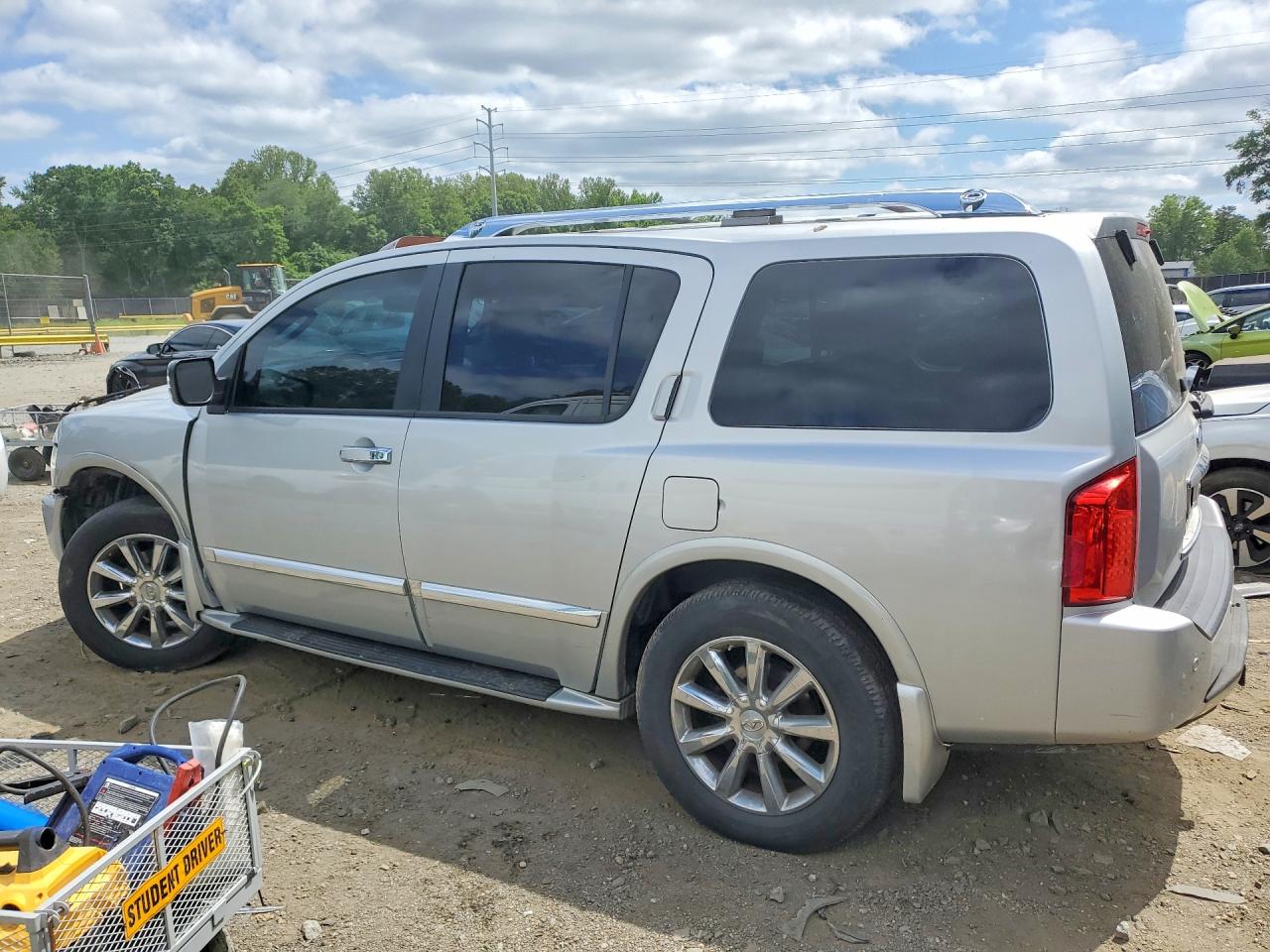 2009 Infiniti Qx56 Base Silver vin: 5N3AA08C89N904262