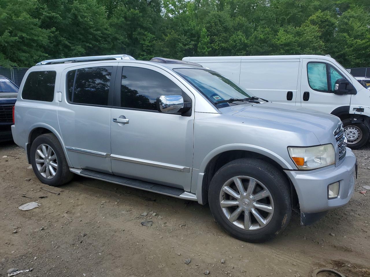 2009 Infiniti Qx56 Base Silver vin: 5N3AA08C89N904262