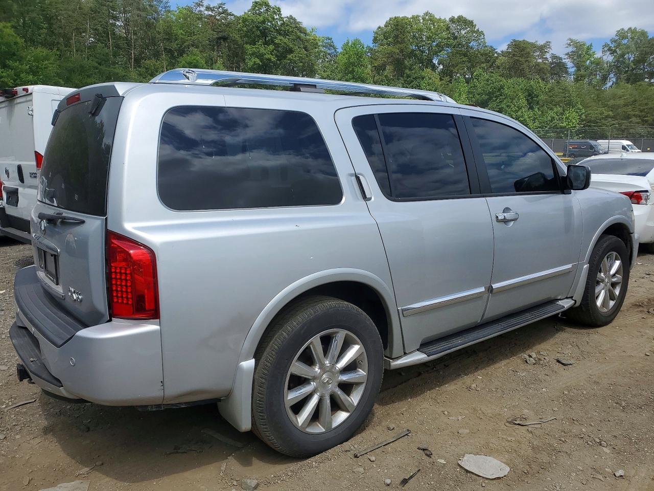 2009 Infiniti Qx56 Base Silver vin: 5N3AA08C89N904262