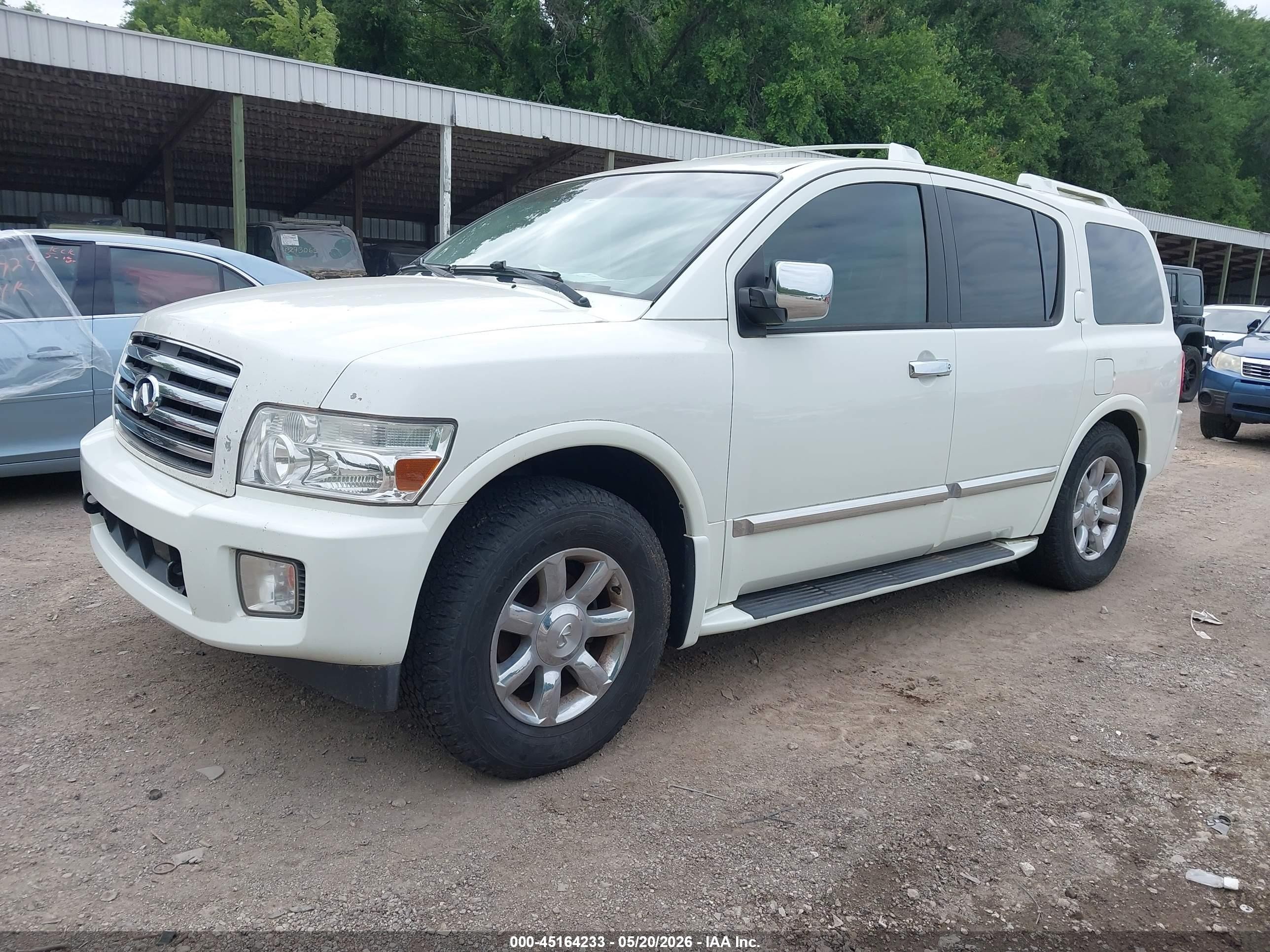 2006 Infiniti Qx56   White vin: 5N3AA08C96N801881