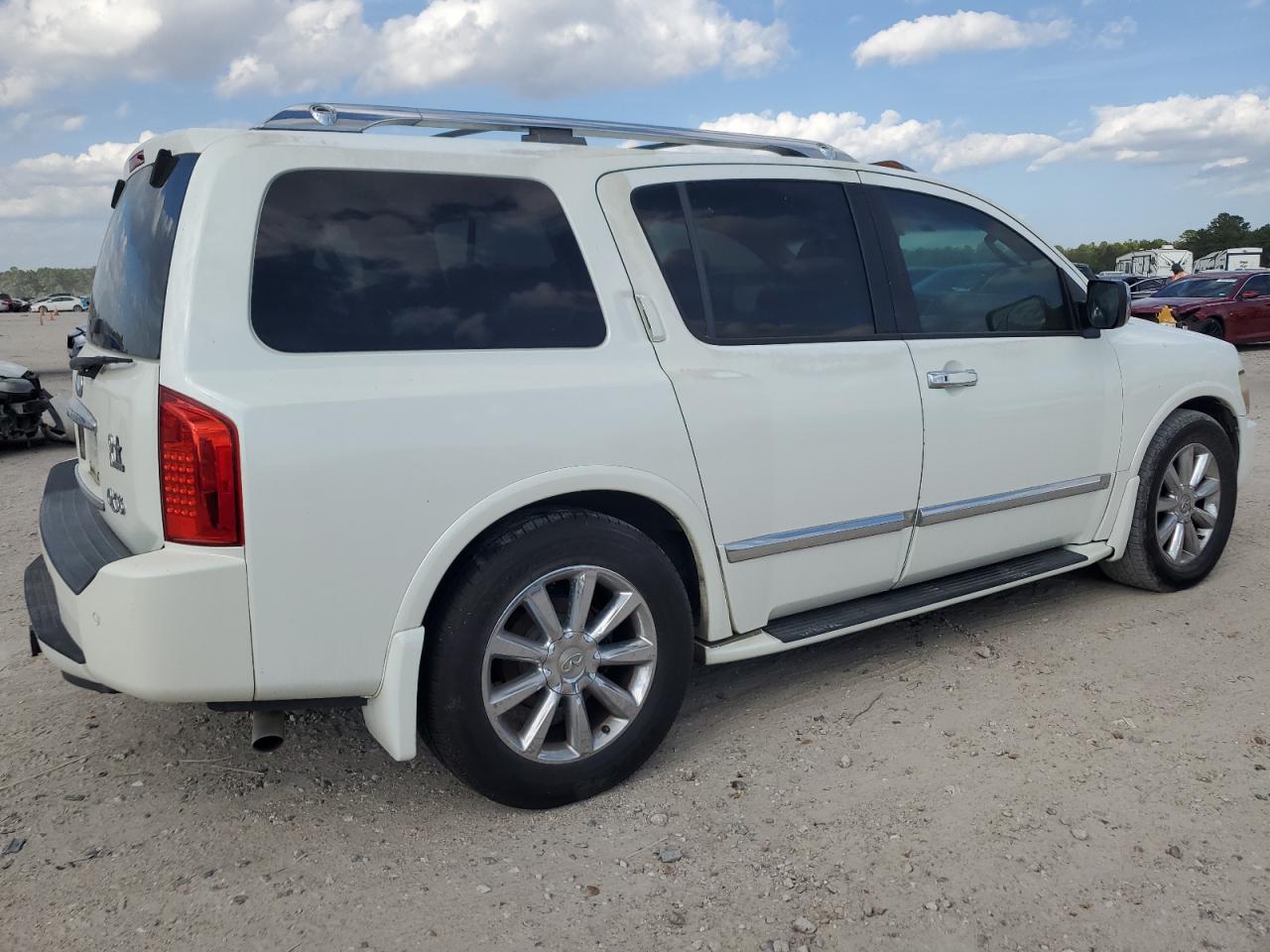 2009 Infiniti Qx56 Белый vin: 5N3AA08C99N903881