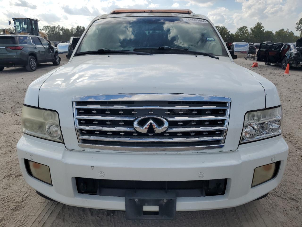 2009 Infiniti Qx56 Белый vin: 5N3AA08C99N903881