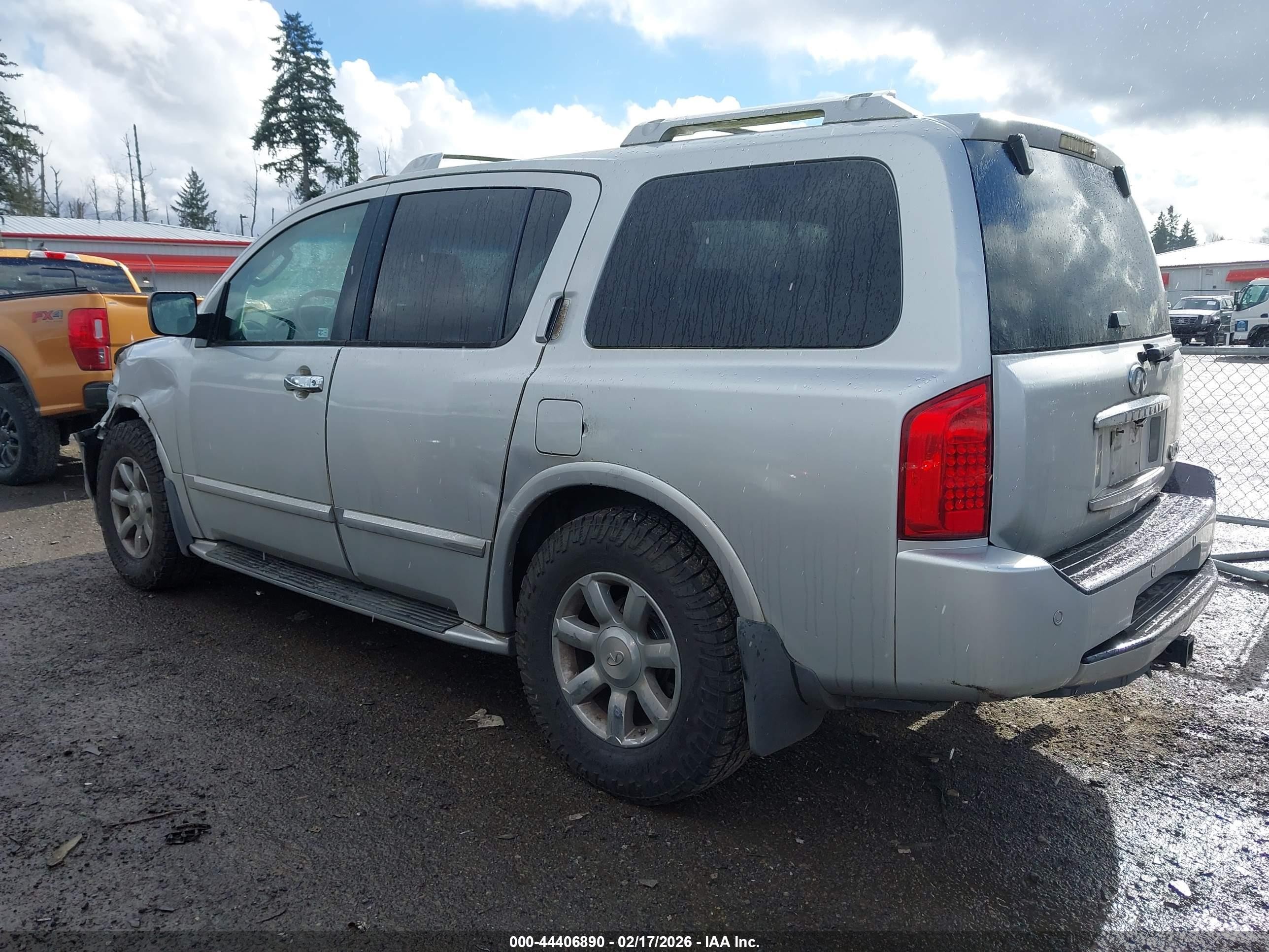 2004 Infiniti Qx56   Silver vin: 5N3AA08CX4N803765