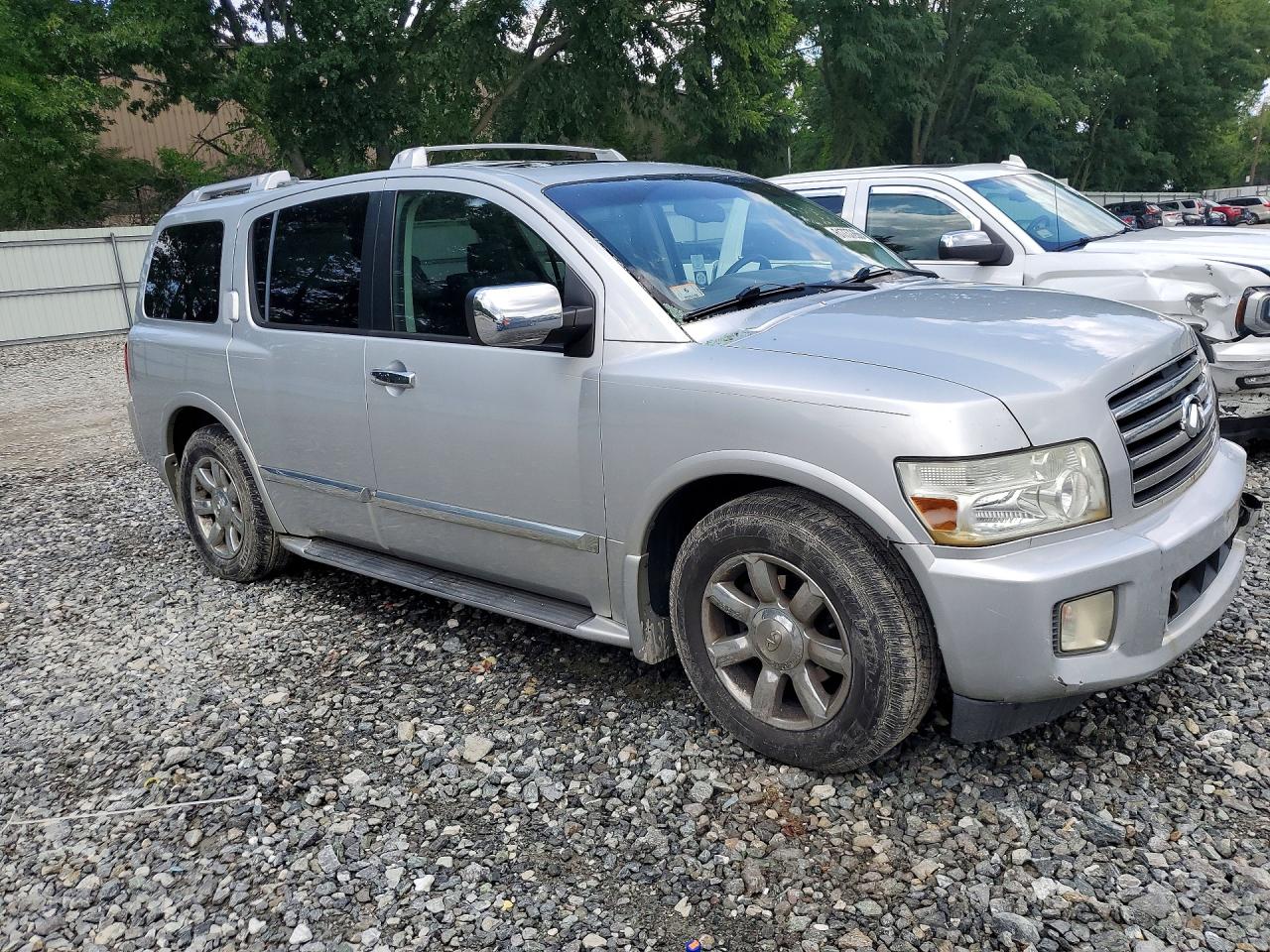 2005 Infiniti Qx56 Base Silver vin: 5N3AA08CX5N813813