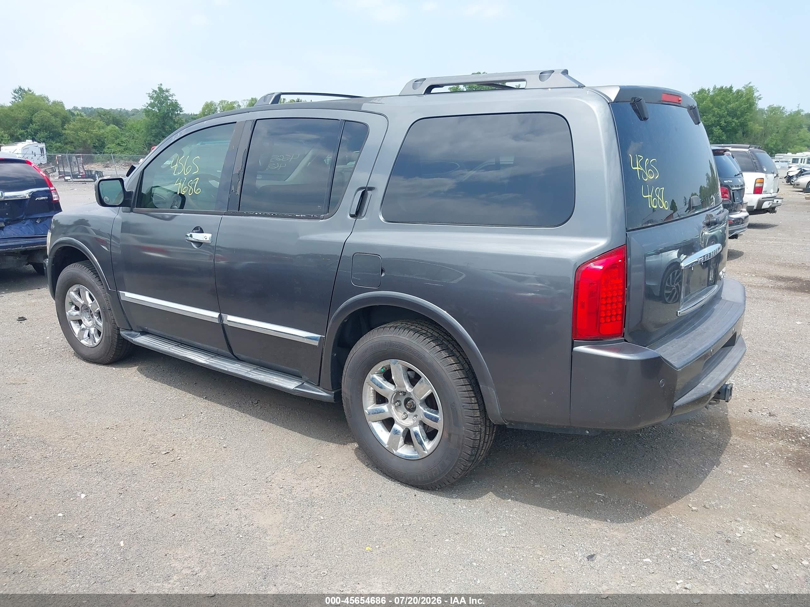 2006 Infiniti Qx56   Gray vin: 5N3AA08CX6N800755