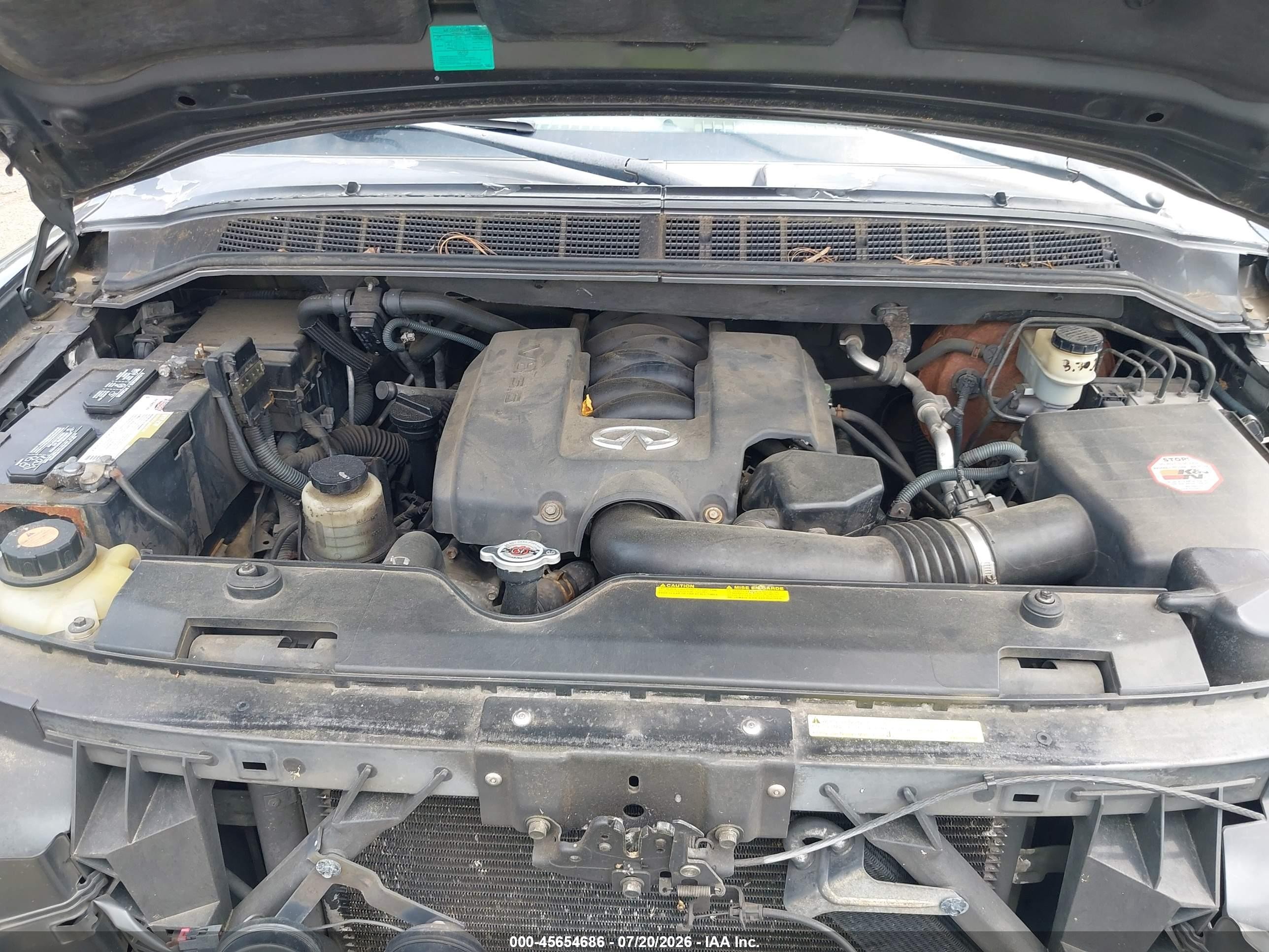 2006 Infiniti Qx56   Gray vin: 5N3AA08CX6N800755