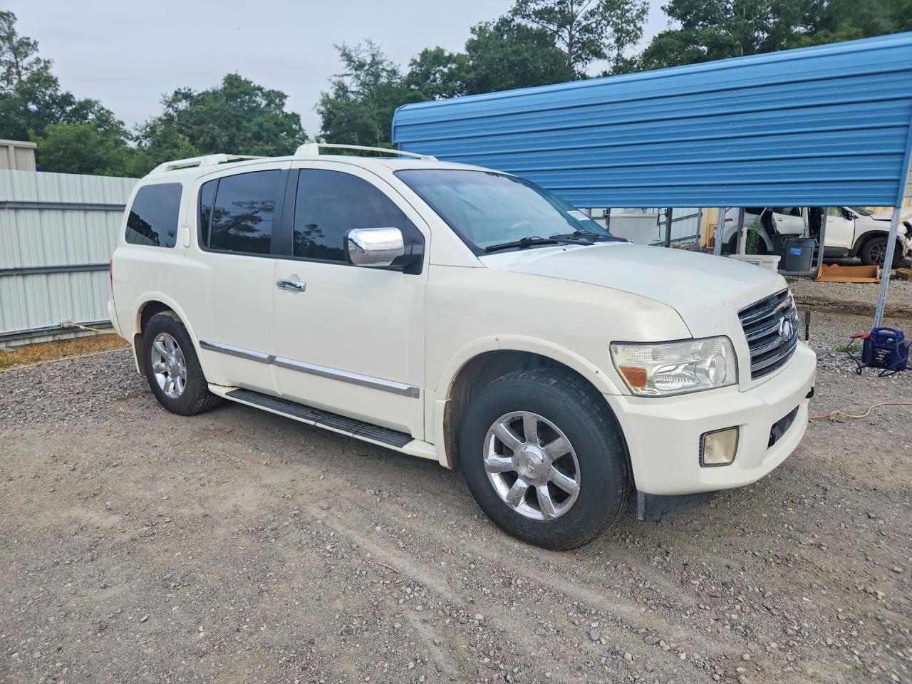 2006 Infiniti Qx56 Base White vin: 5N3AA08CX6N811707