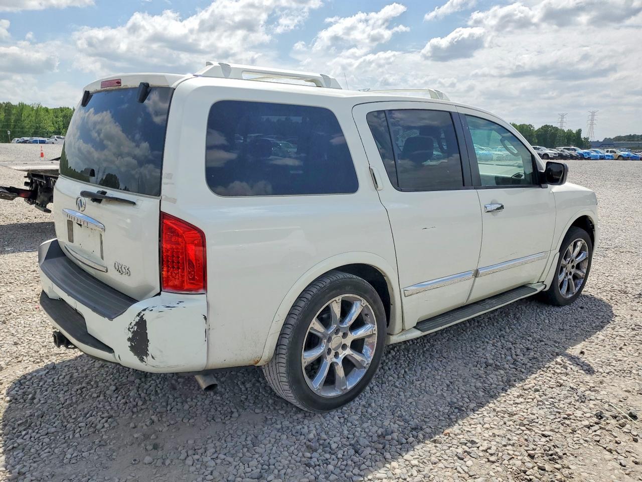 2007 Infiniti Qx56 Base Белый vin: 5N3AA08CX7N803558