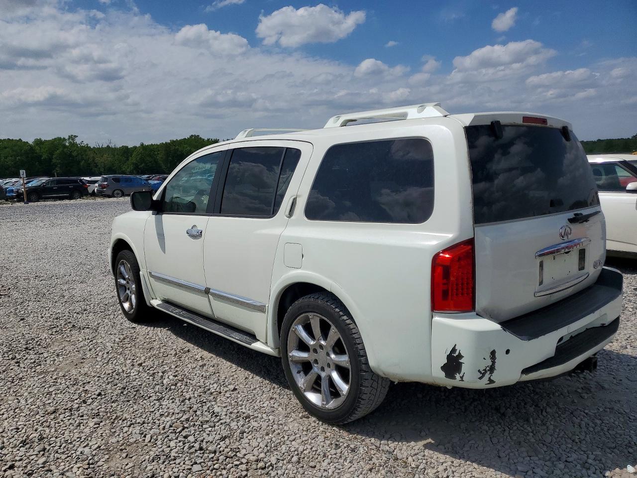 2007 Infiniti Qx56 Base Белый vin: 5N3AA08CX7N803558