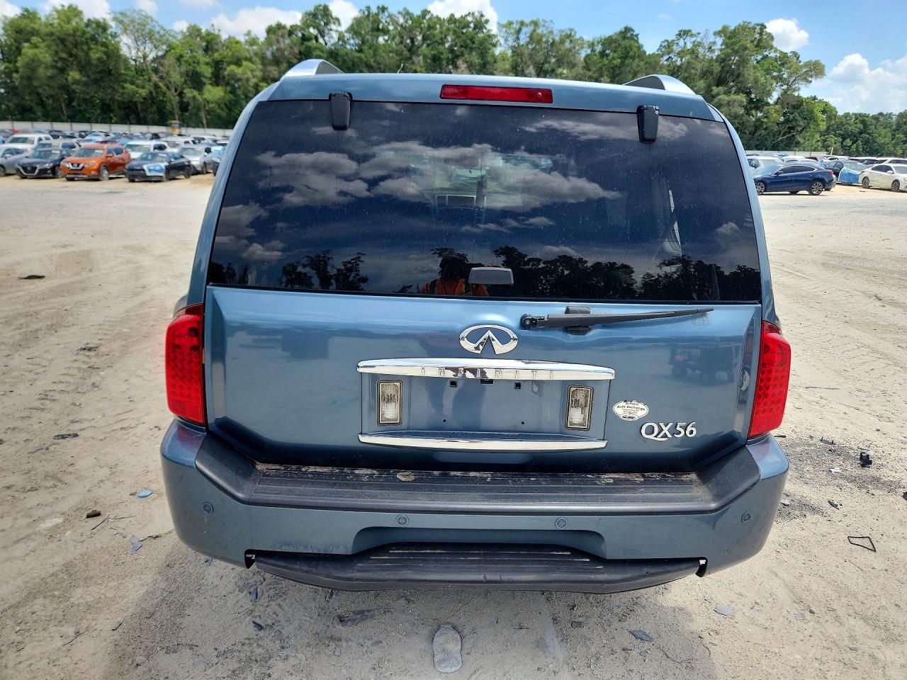 2008 Infiniti Qx56 Base Blue vin: 5N3AA08D08N905347