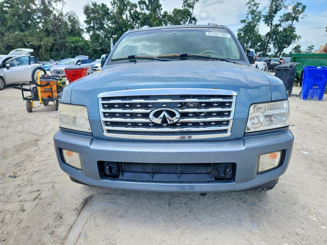 2008 Infiniti Qx56 Base Blue vin: 5N3AA08D08N905347