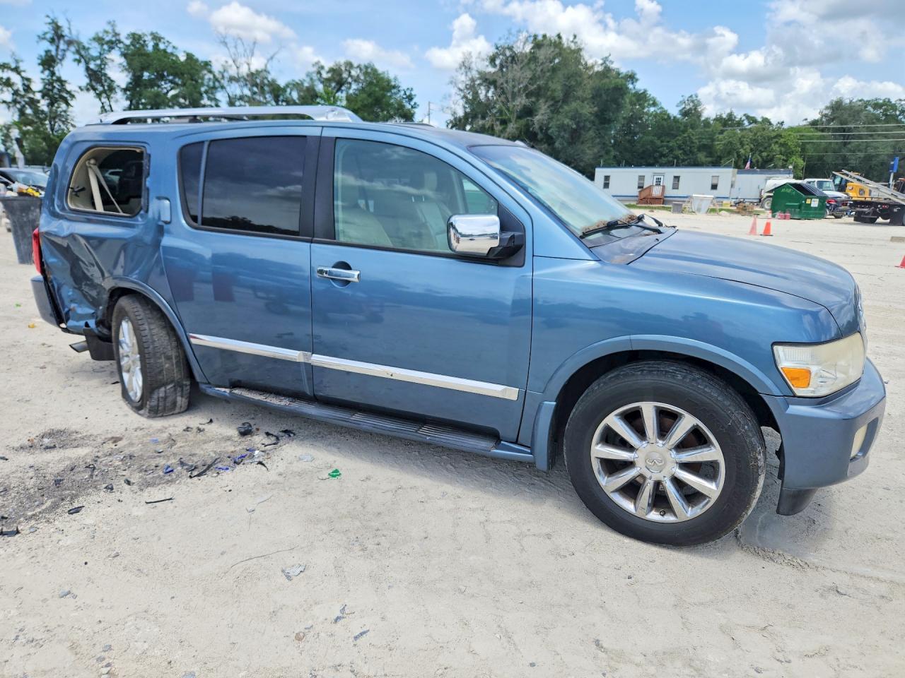 2008 Infiniti Qx56 Base Blue vin: 5N3AA08D08N905347