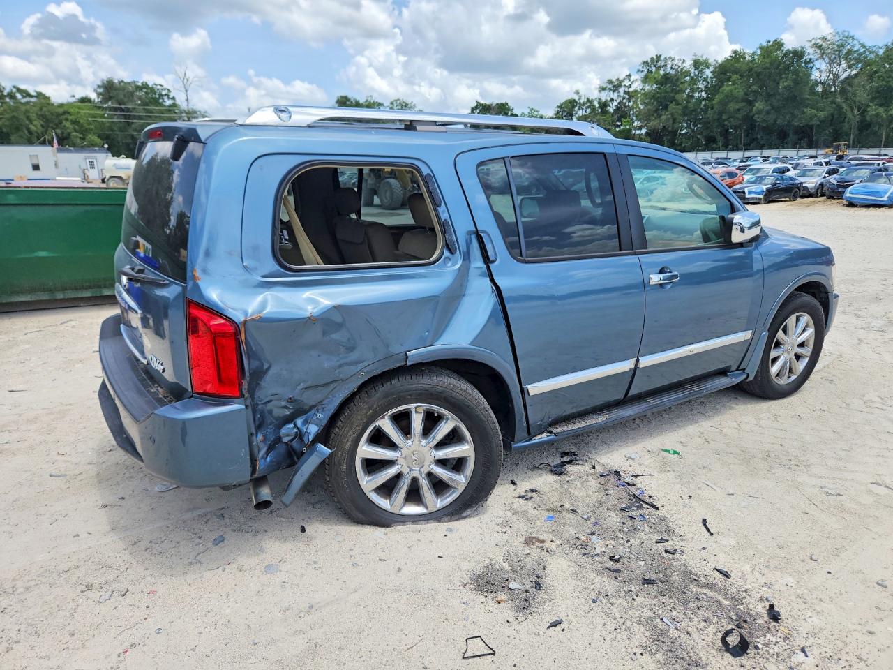 2008 Infiniti Qx56 Base Blue vin: 5N3AA08D08N905347