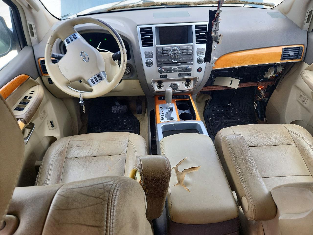 2008 Infiniti Qx56 Base Blue vin: 5N3AA08D08N905347