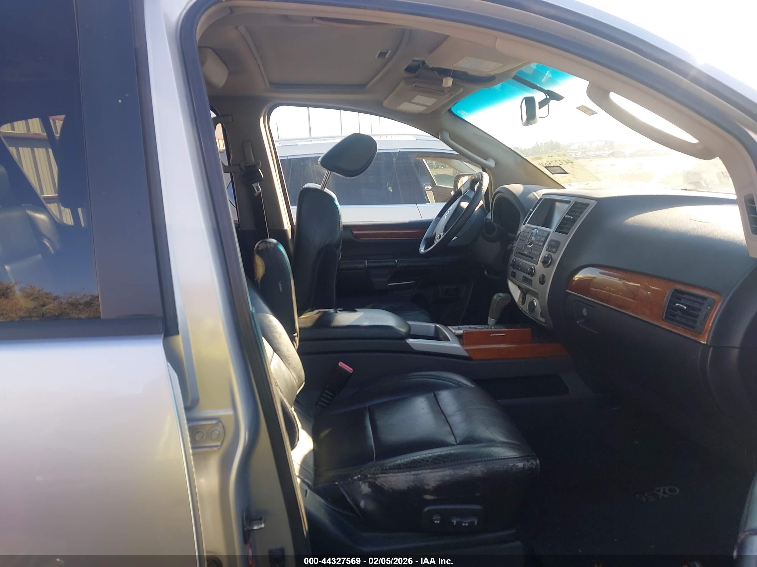 2008 Infiniti Qx56   Silver vin: 5N3AA08D18N902862