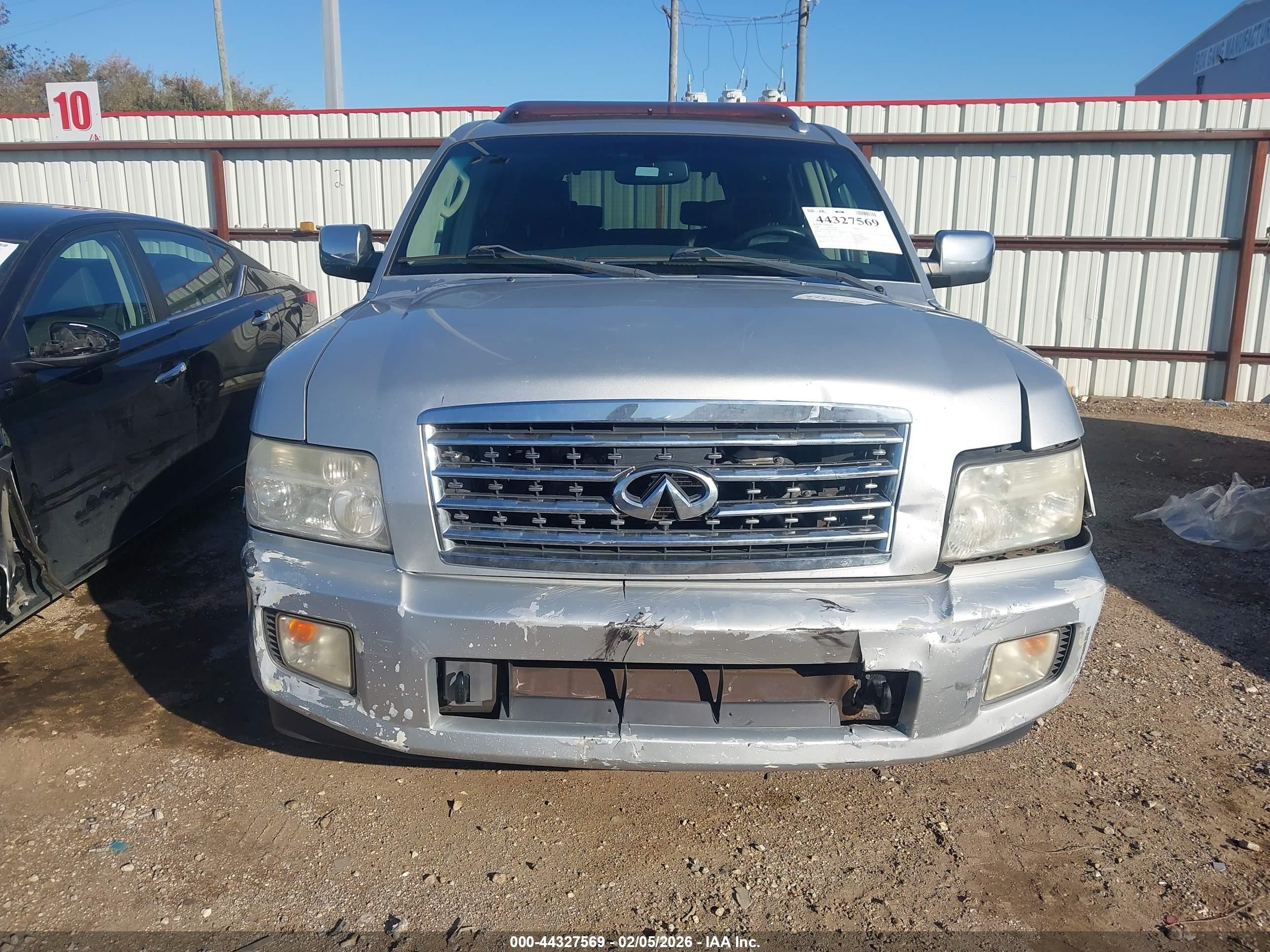2008 Infiniti Qx56   Silver vin: 5N3AA08D18N902862