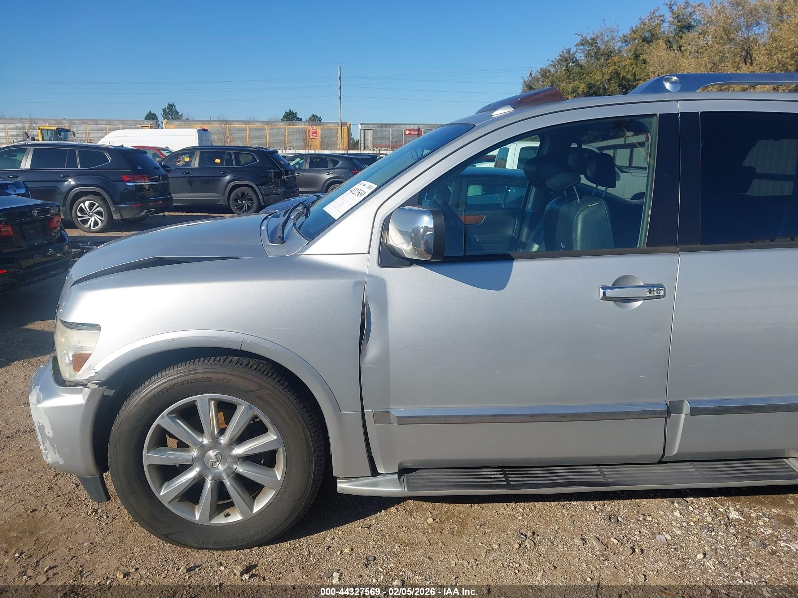 2008 Infiniti Qx56   Silver vin: 5N3AA08D18N902862