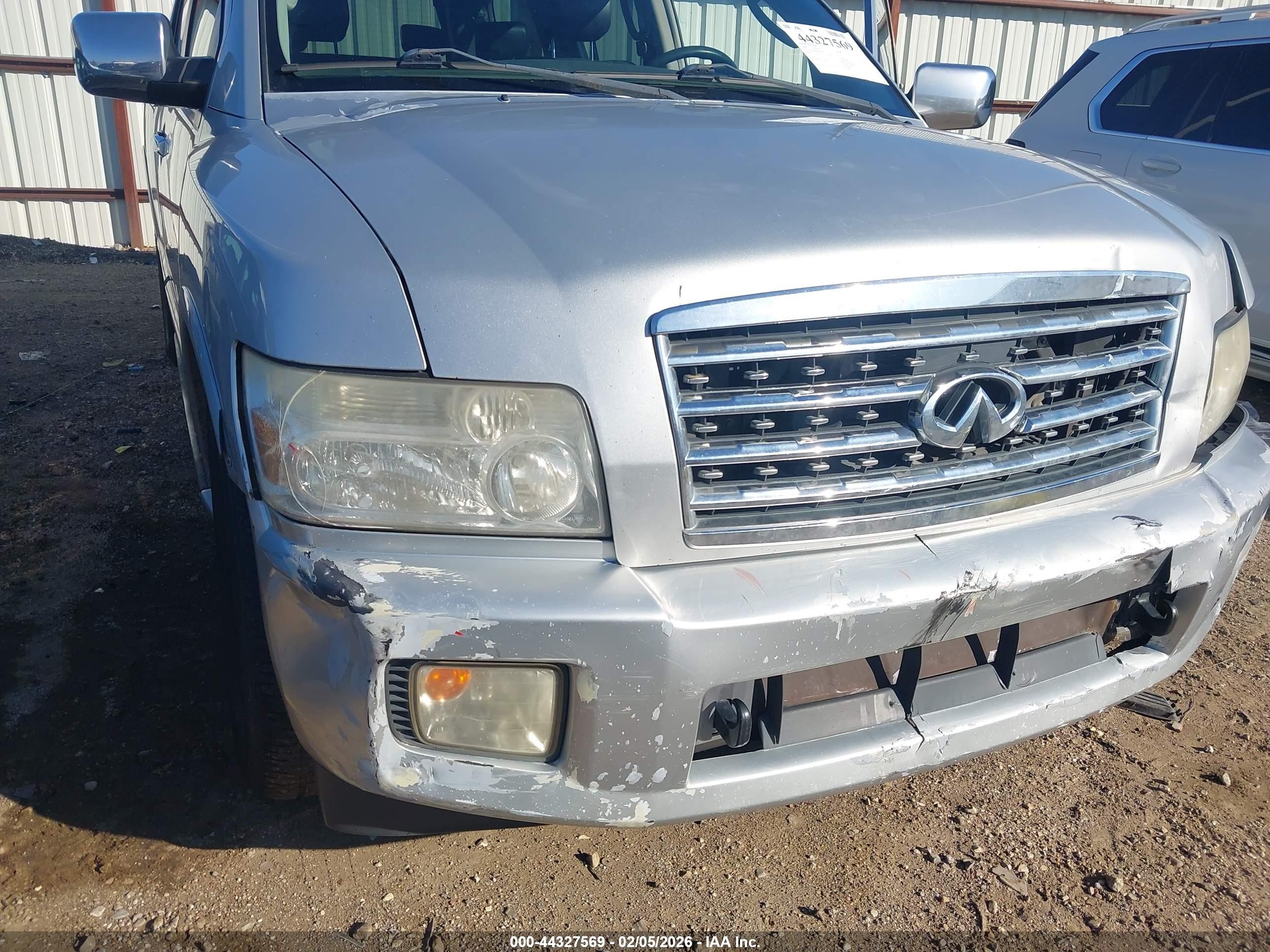 2008 Infiniti Qx56   Silver vin: 5N3AA08D18N902862