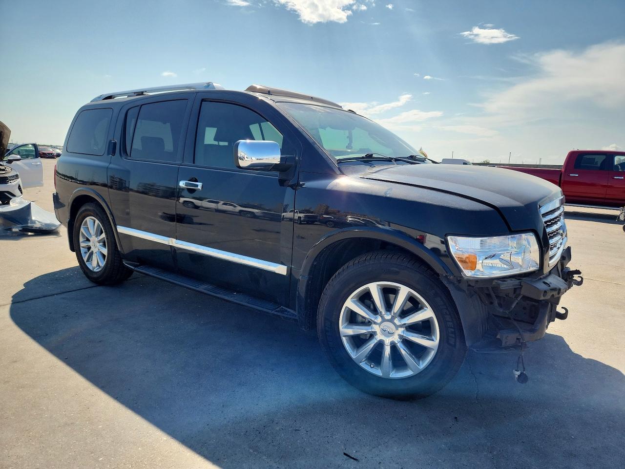2008 Infiniti Qx56 Base Black vin: 5N3AA08D28N909741