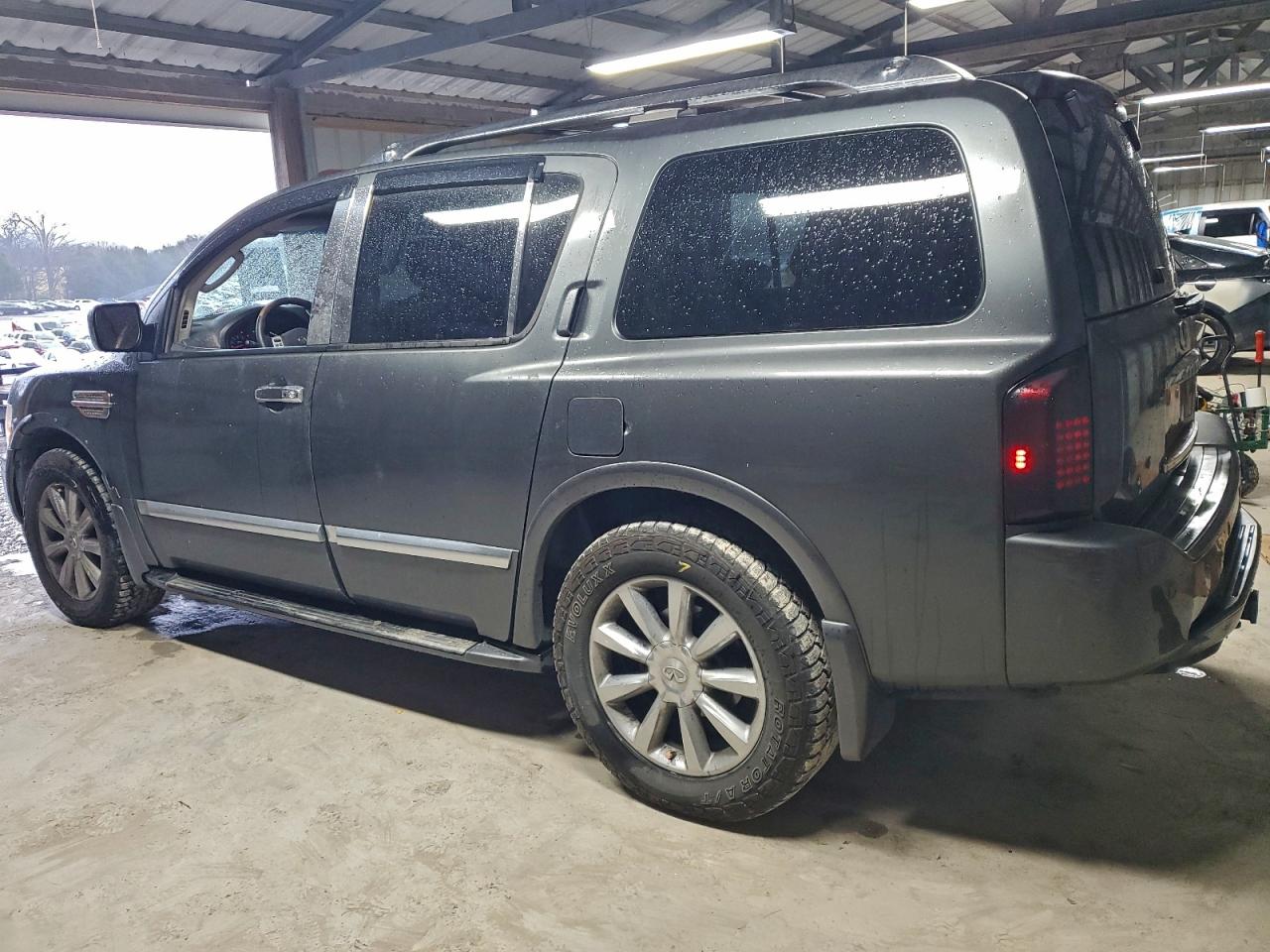 2008 Infiniti Qx56 Gray vin: 5N3AA08D38N901681
