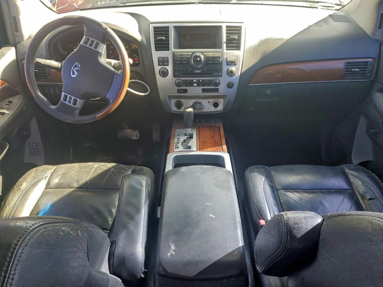 2008 Infiniti Qx56 Gray vin: 5N3AA08D38N901681