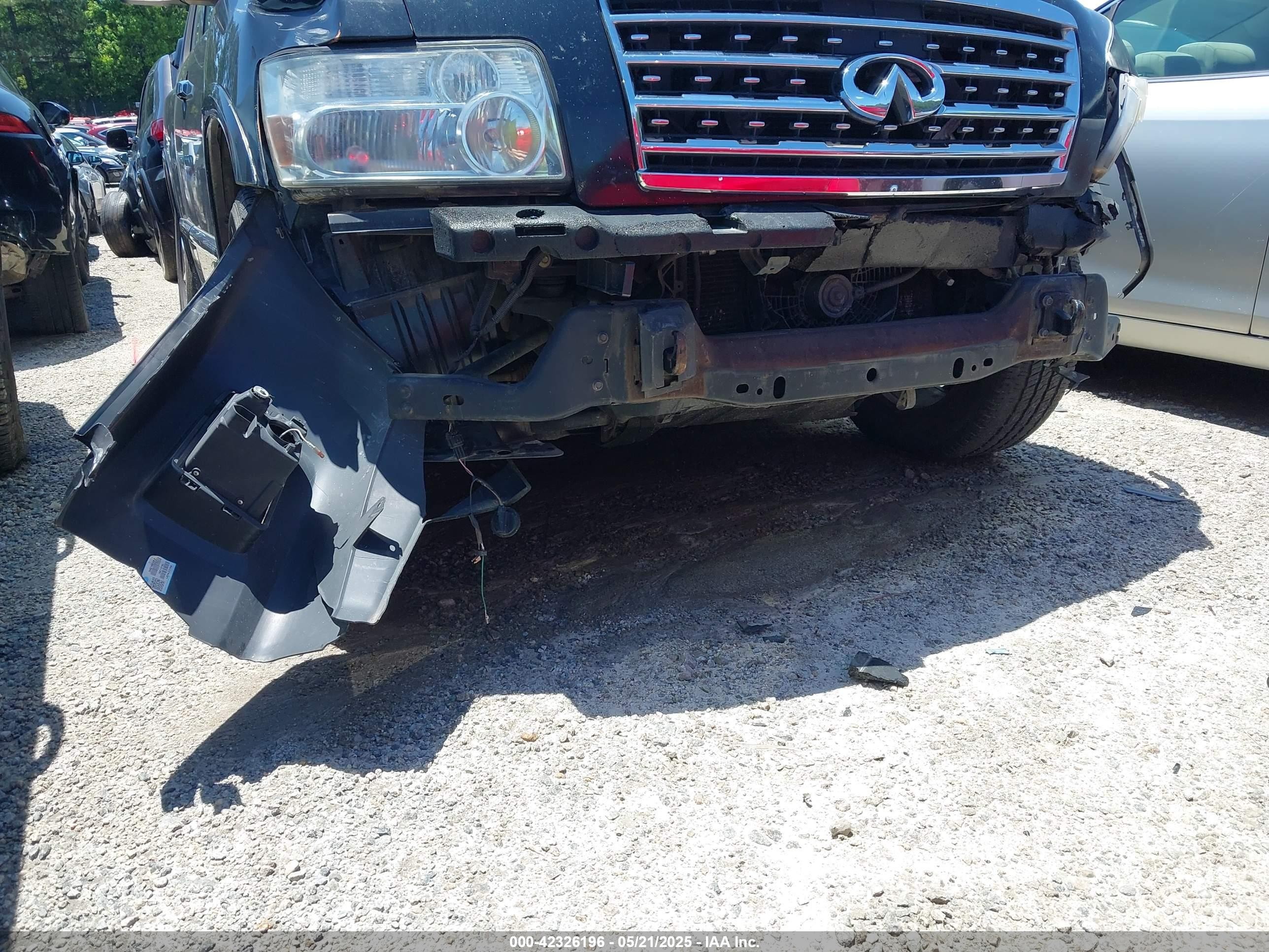 2008 Infiniti Qx56   Черный vin: 5N3AA08D48N911538