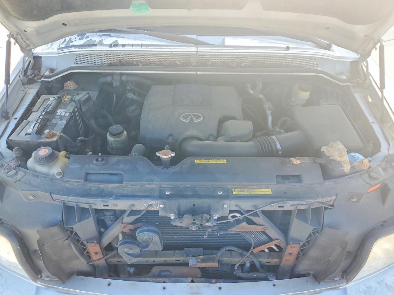 2008 Infiniti Qx56 Серебряный vin: 5N3AA08D58N906168