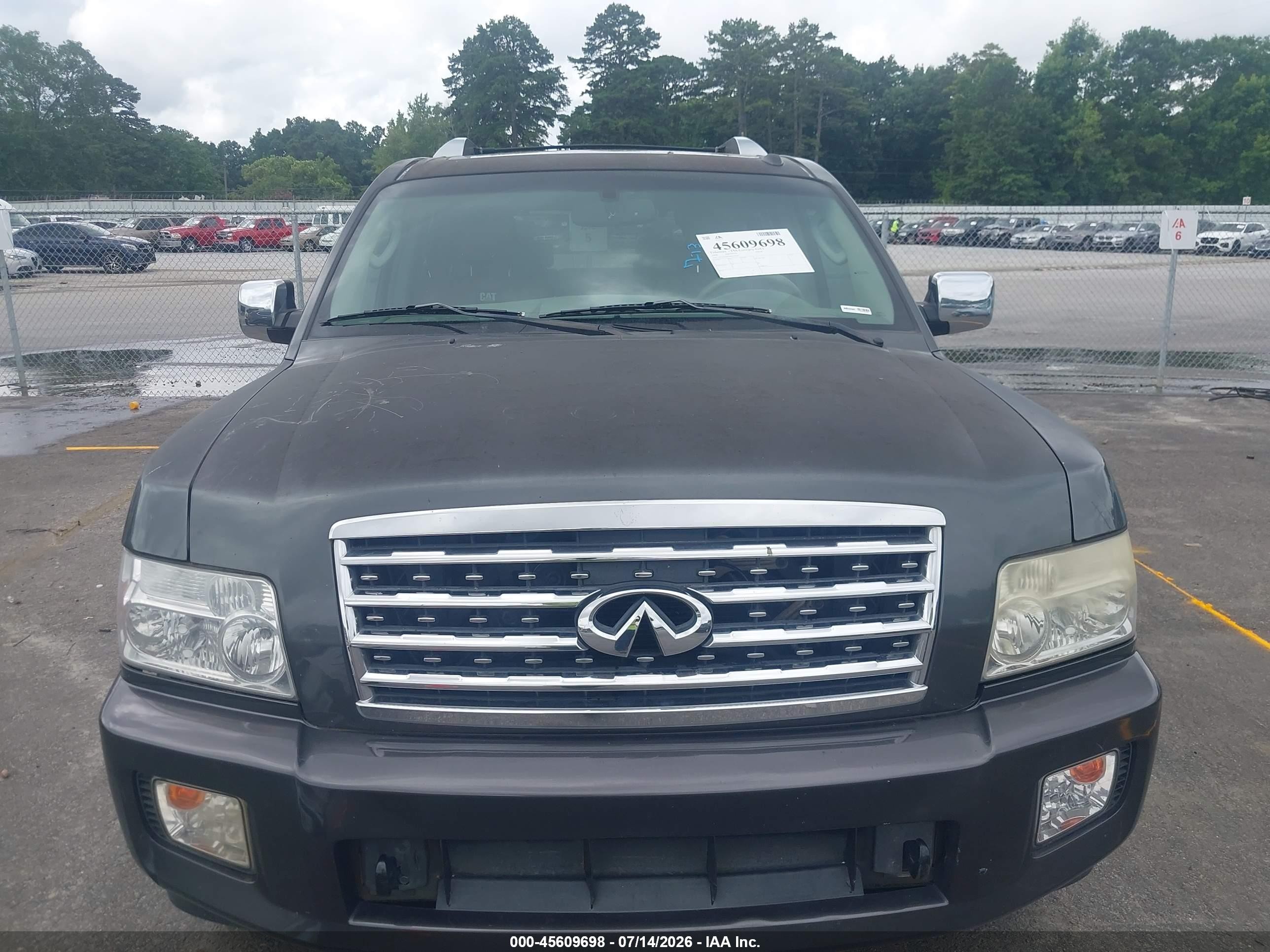 2008 Infiniti Qx56   Gray vin: 5N3AA08D58N910706