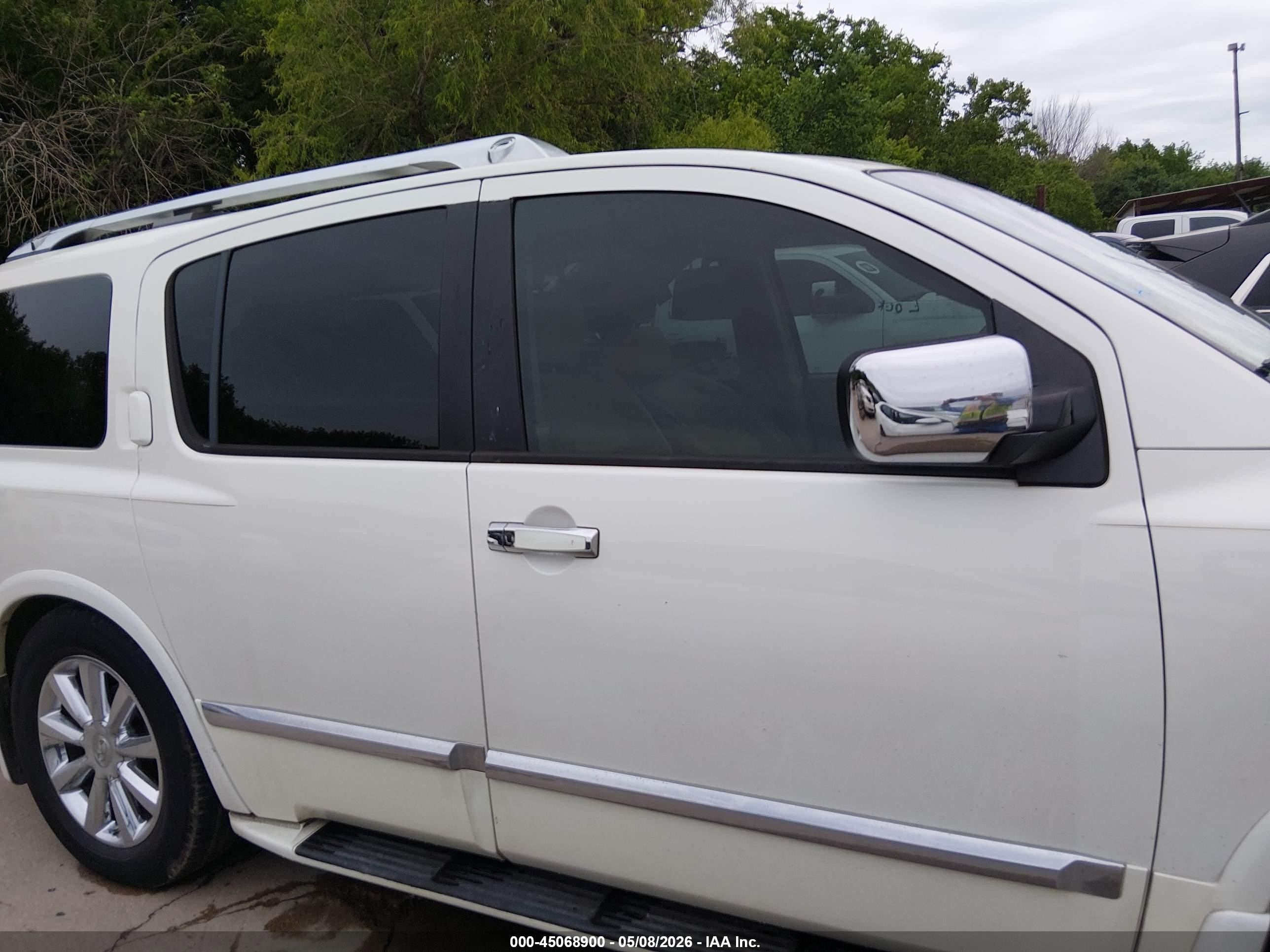 2008 Infiniti Qx56   White vin: 5N3AA08D78N901229