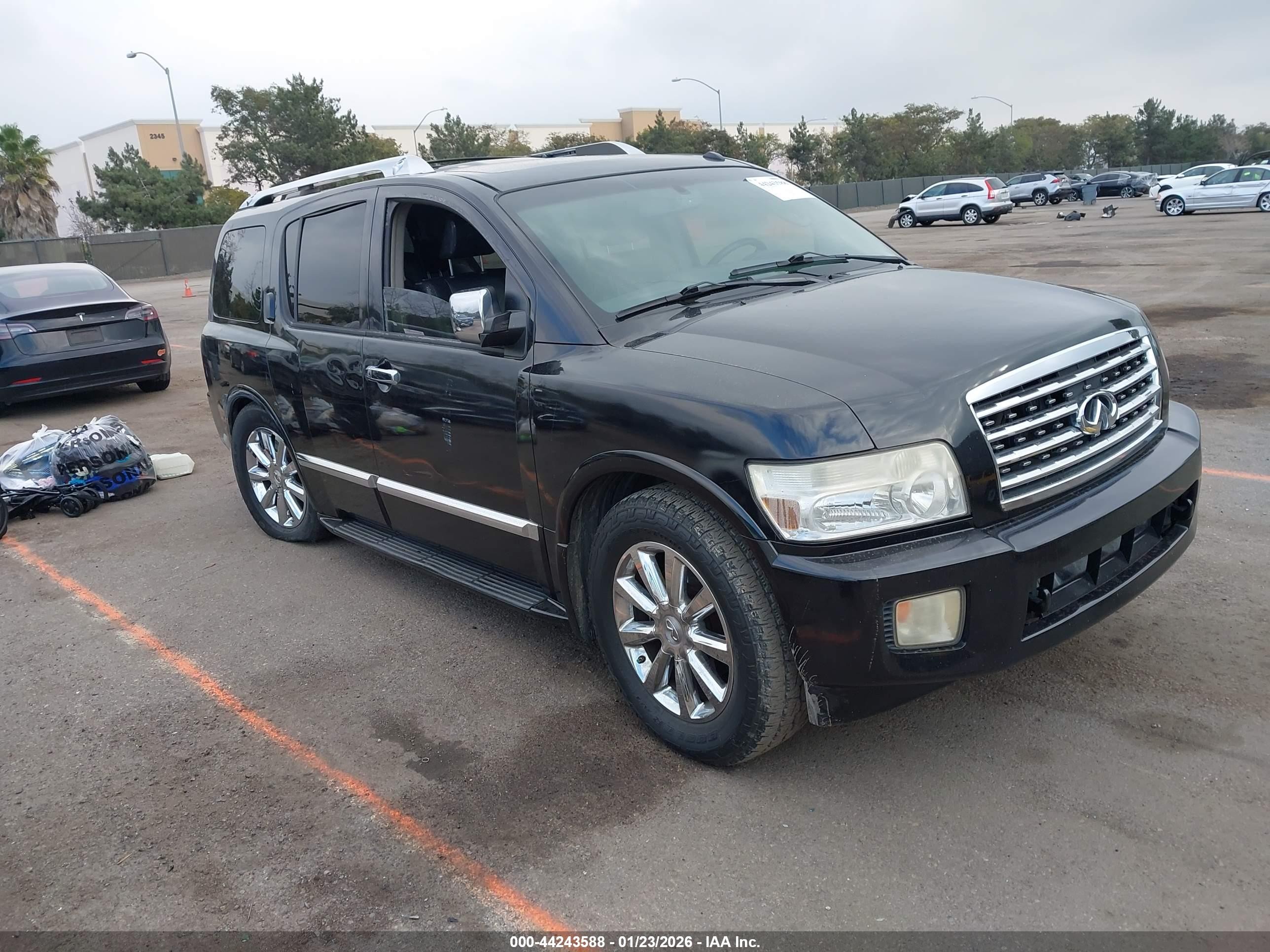 2008 Infiniti Qx56   Black vin: 5N3AA08D78N913350